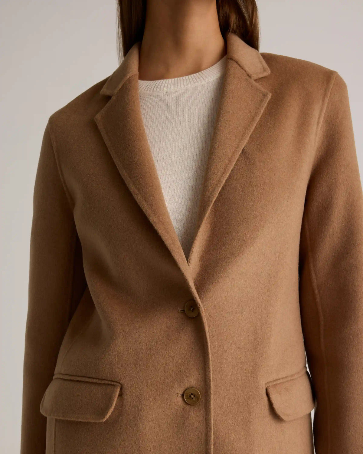 Double-Faced Merino Wool Soft Blazer