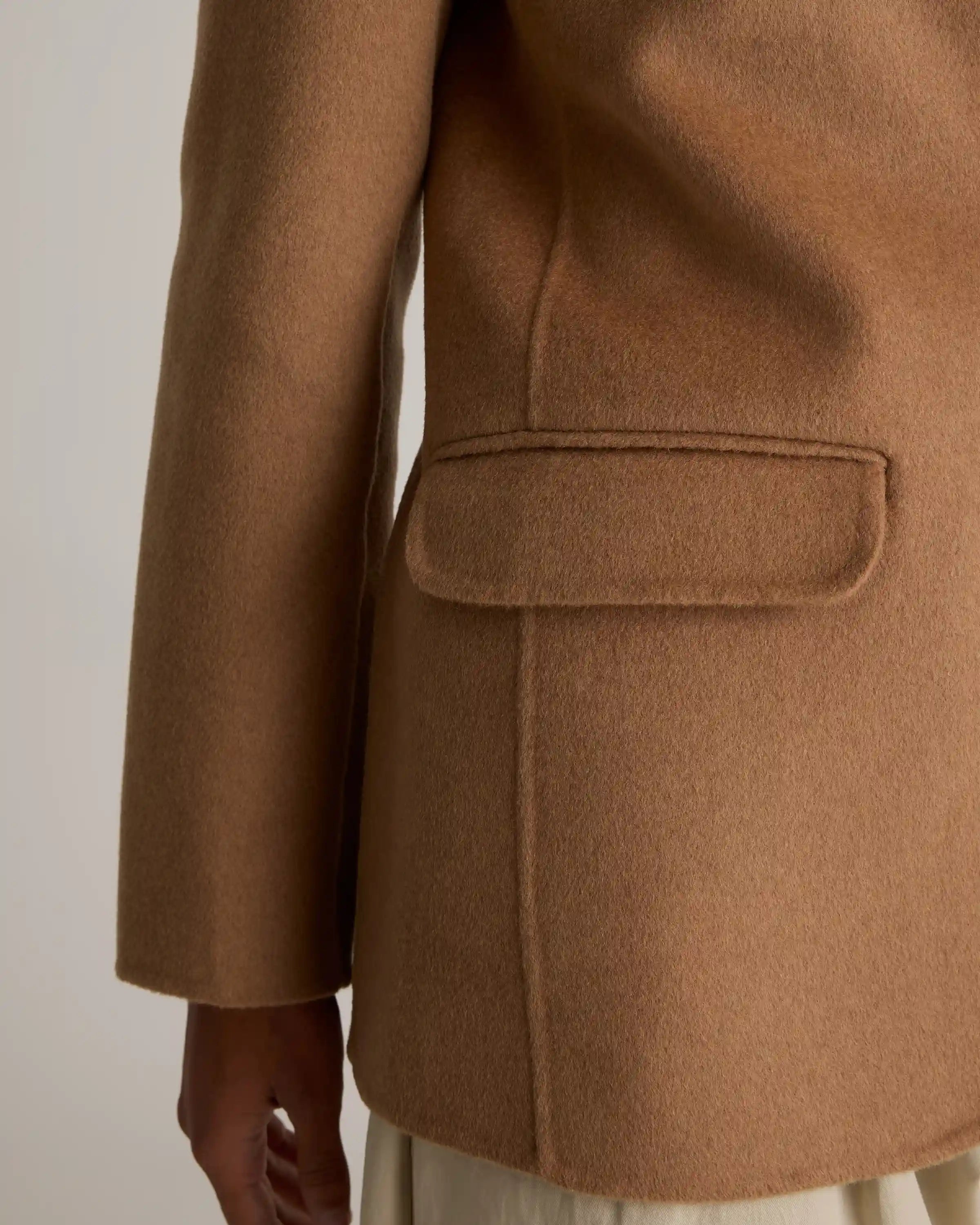 Double-Faced Merino Wool Soft Blazer