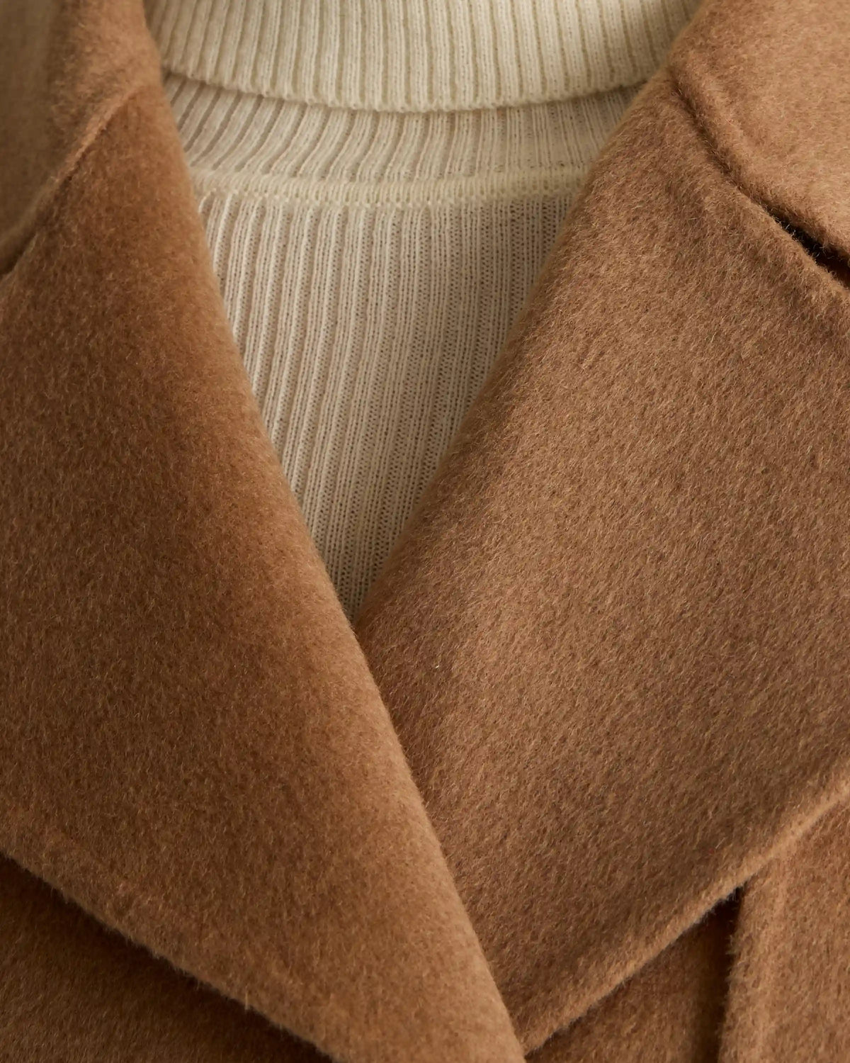 Double-Faced Merino Wool Trench Coat