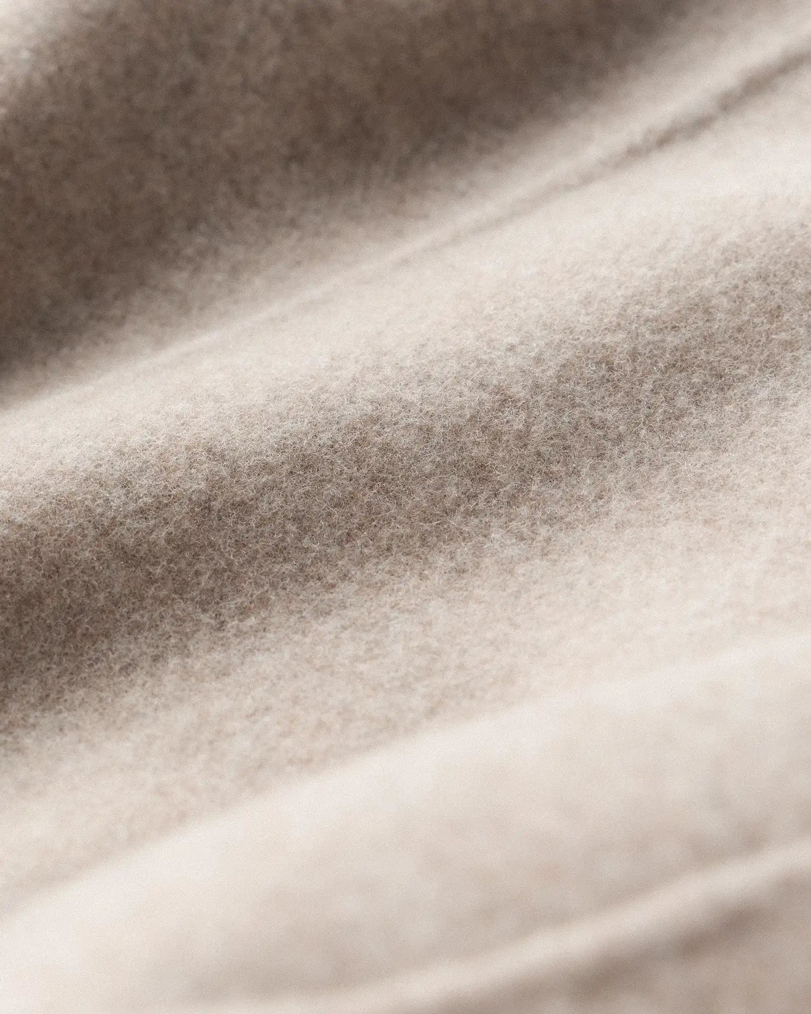 Double-Faced Merino Wool Draped Collar Wrap Coat