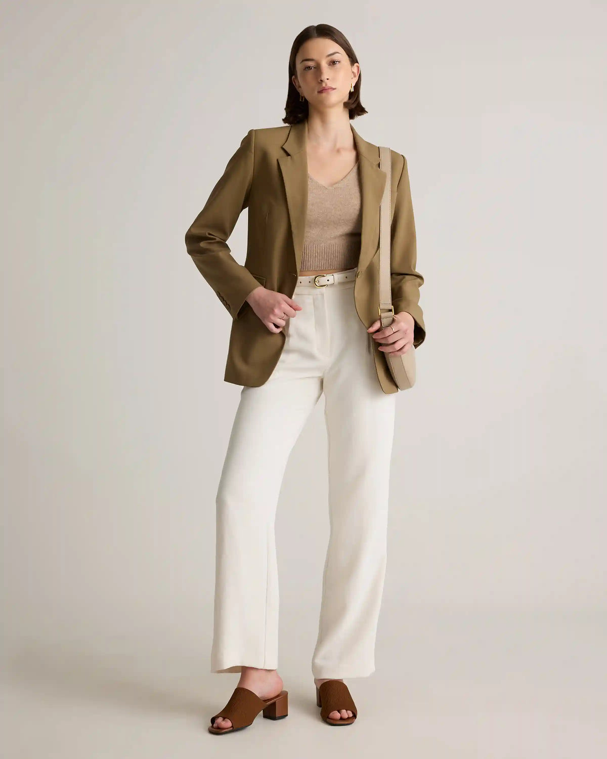 Italian Wool Long Blazer