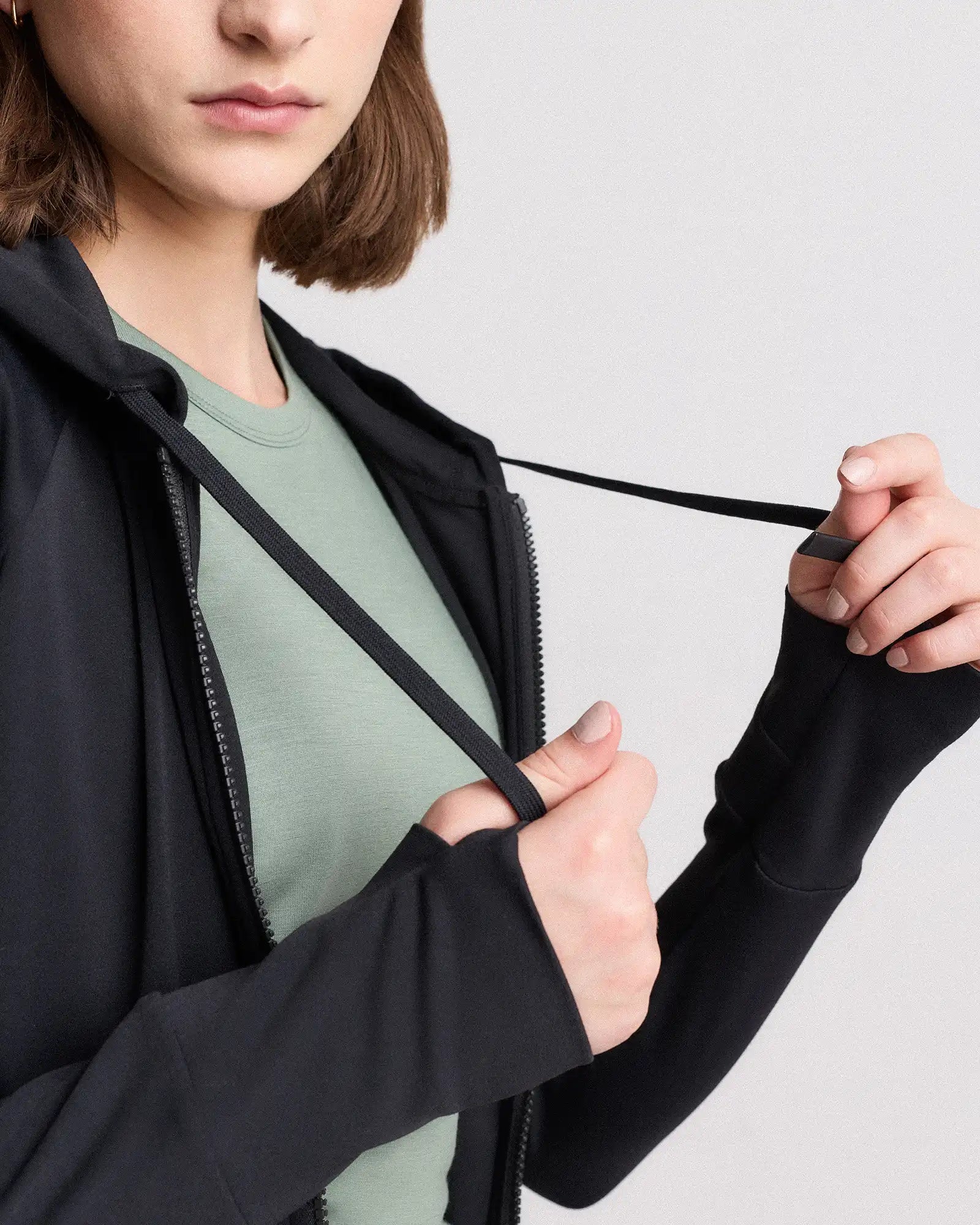 Ultra-Form Hooded Crop Jacket