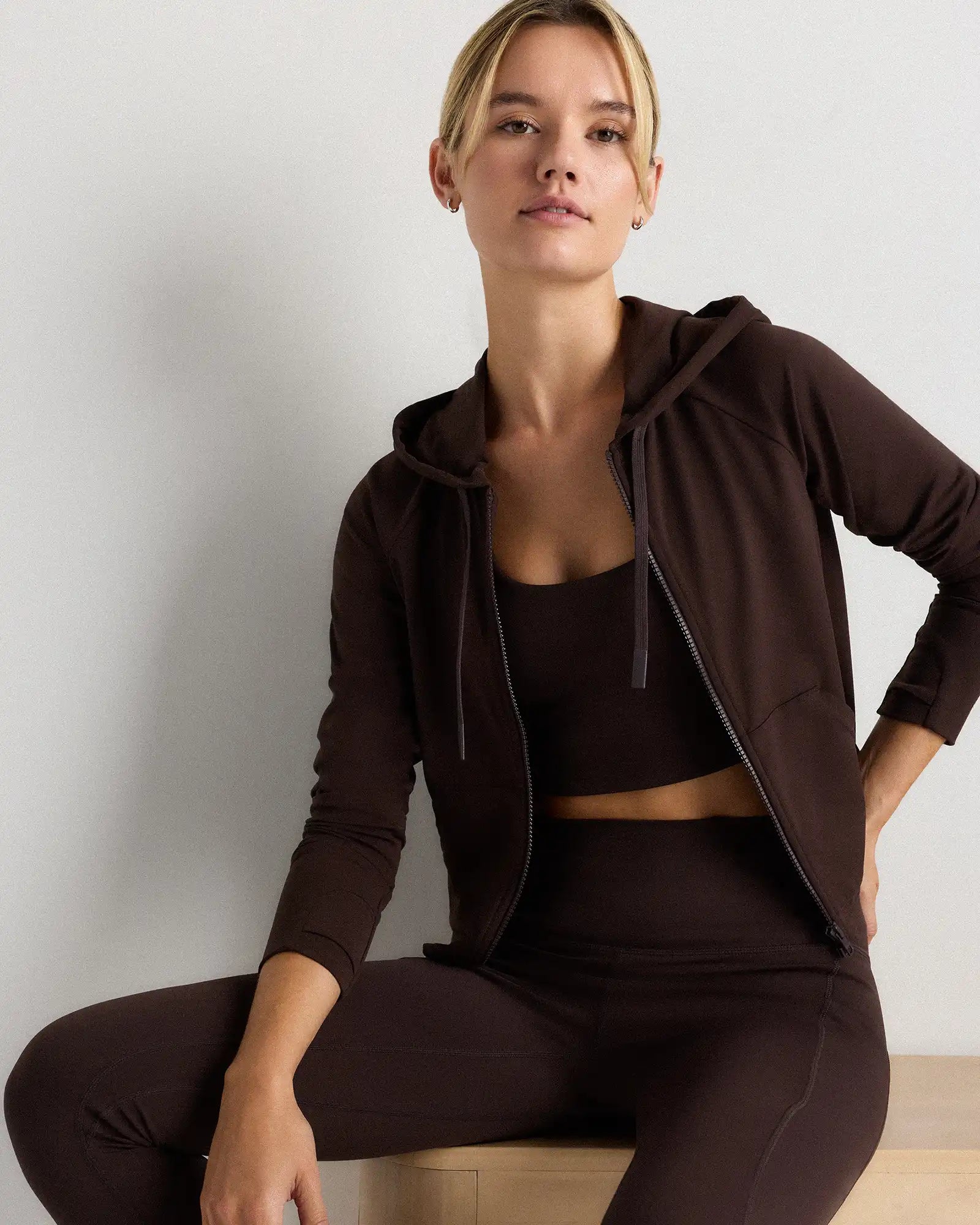 Ultra-Form Hooded Crop Jacket