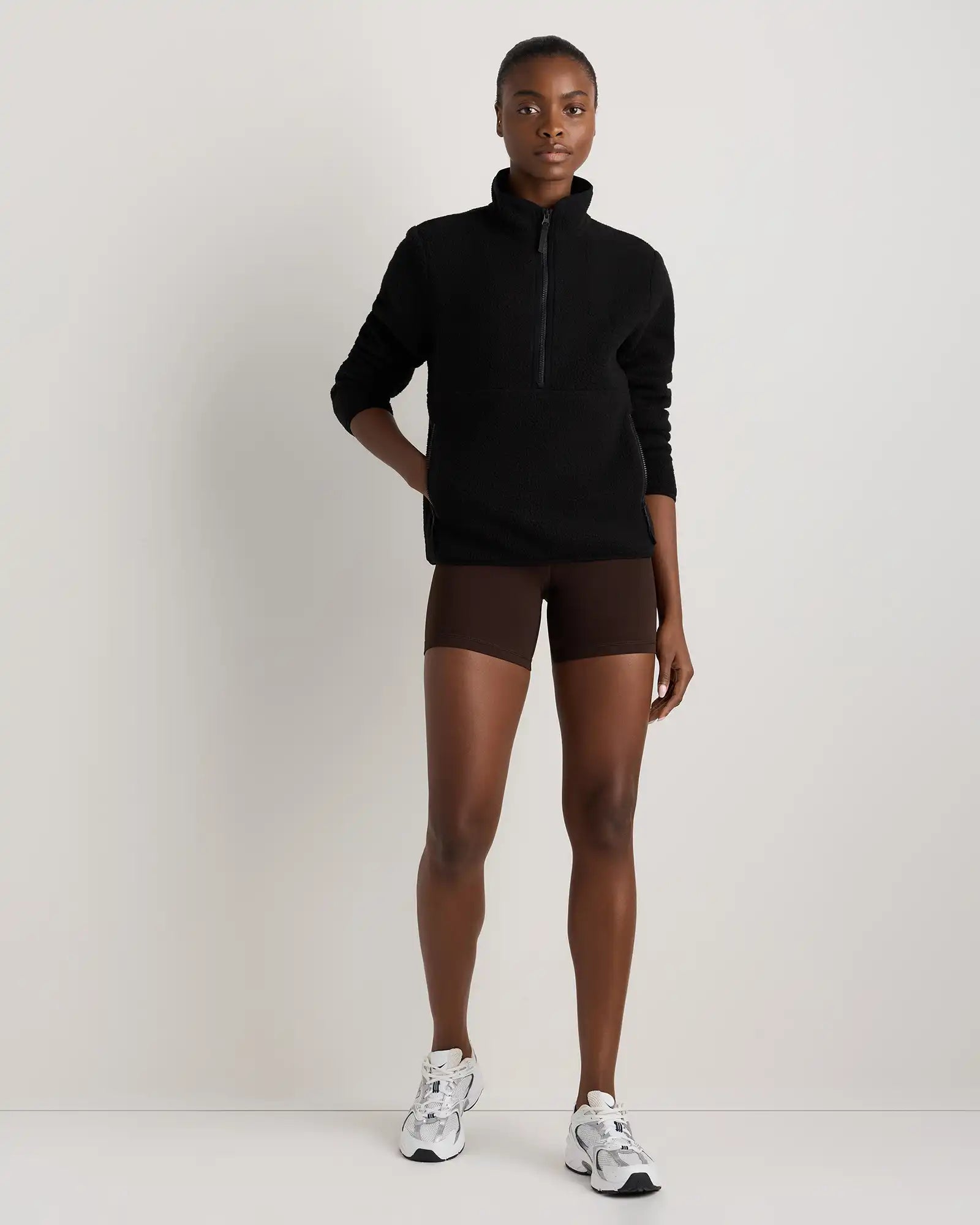 Sherpa Half-Zip Jacket