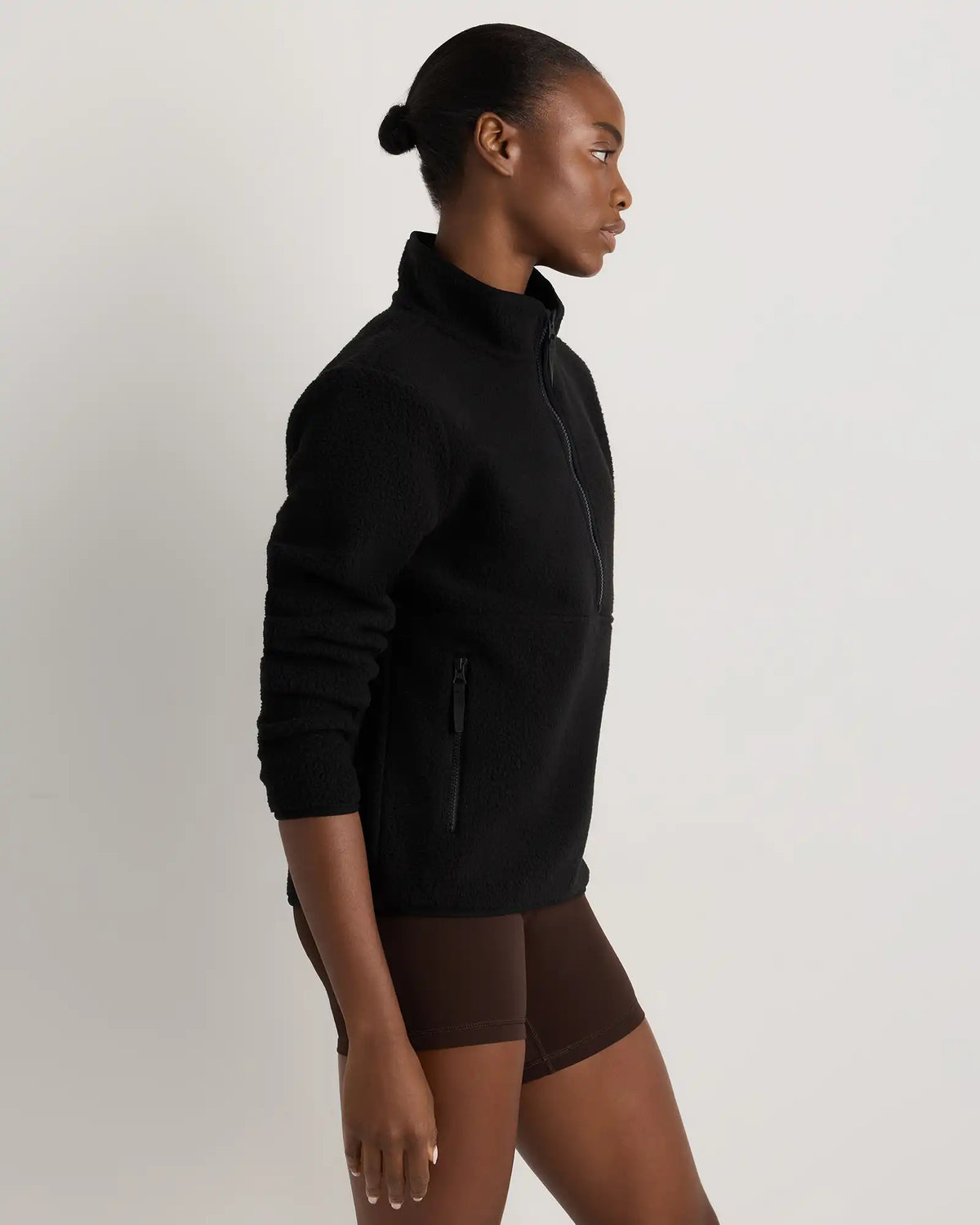 Sherpa Half-Zip Jacket