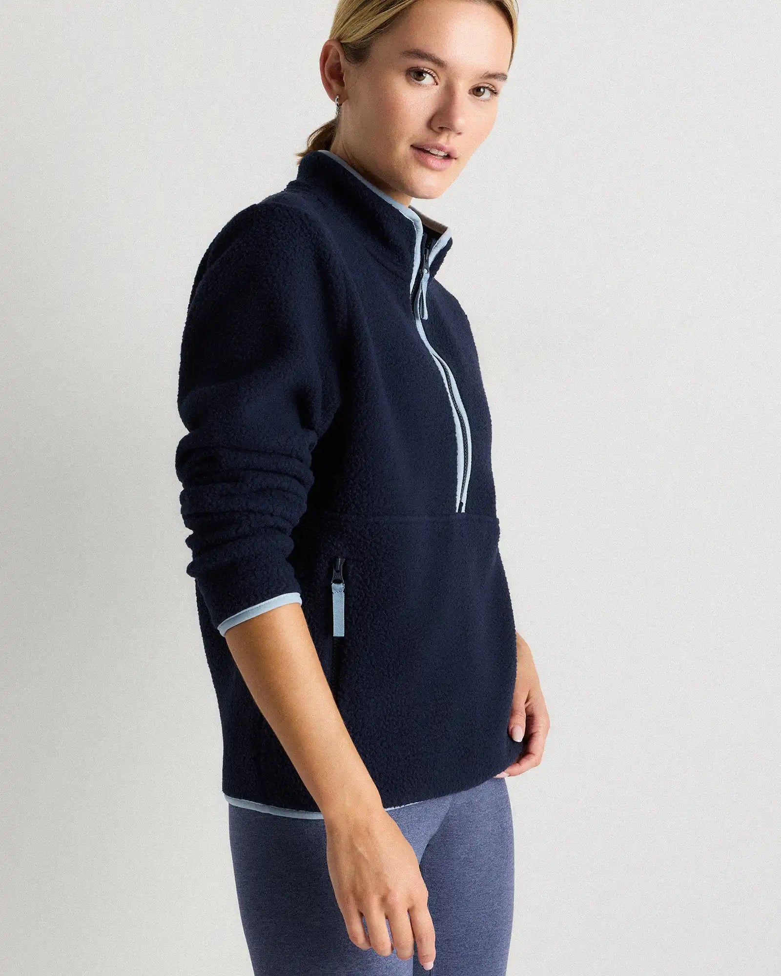 Sherpa Half-Zip Jacket