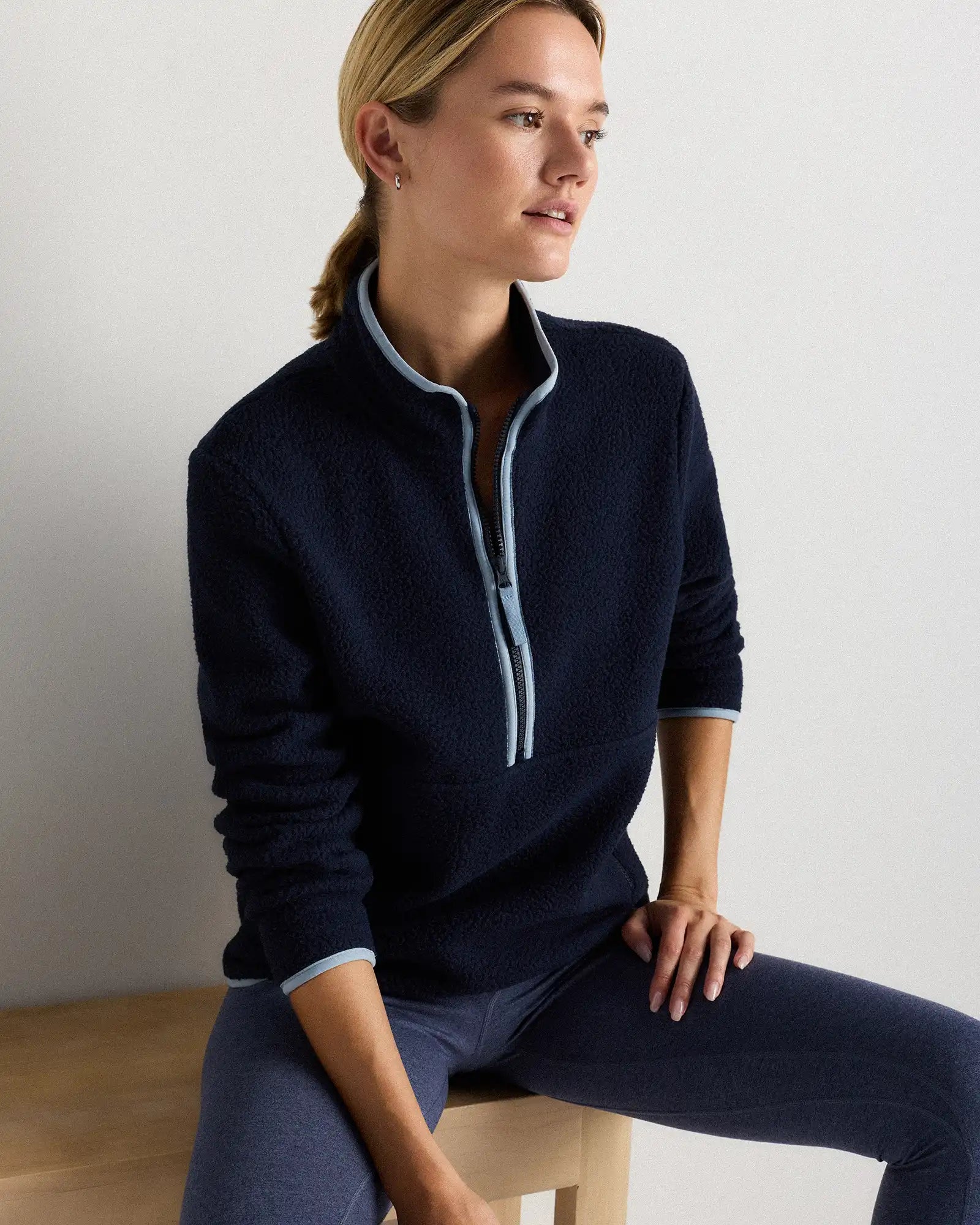 Sherpa Half-Zip Jacket
