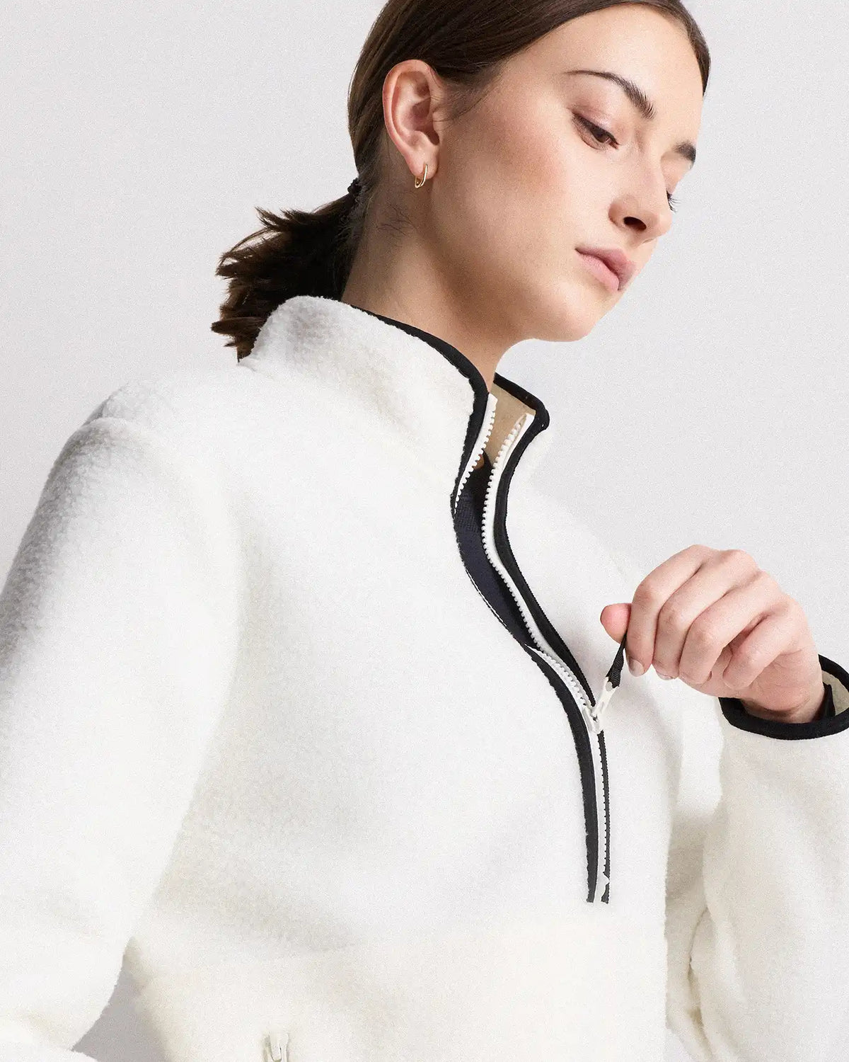 Sherpa Half-Zip Jacket