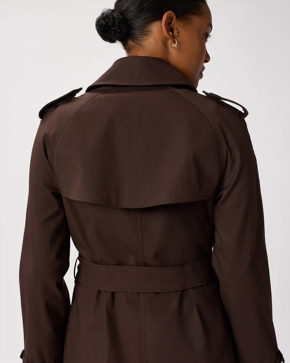 Comfort Stretch Long Trench Coat