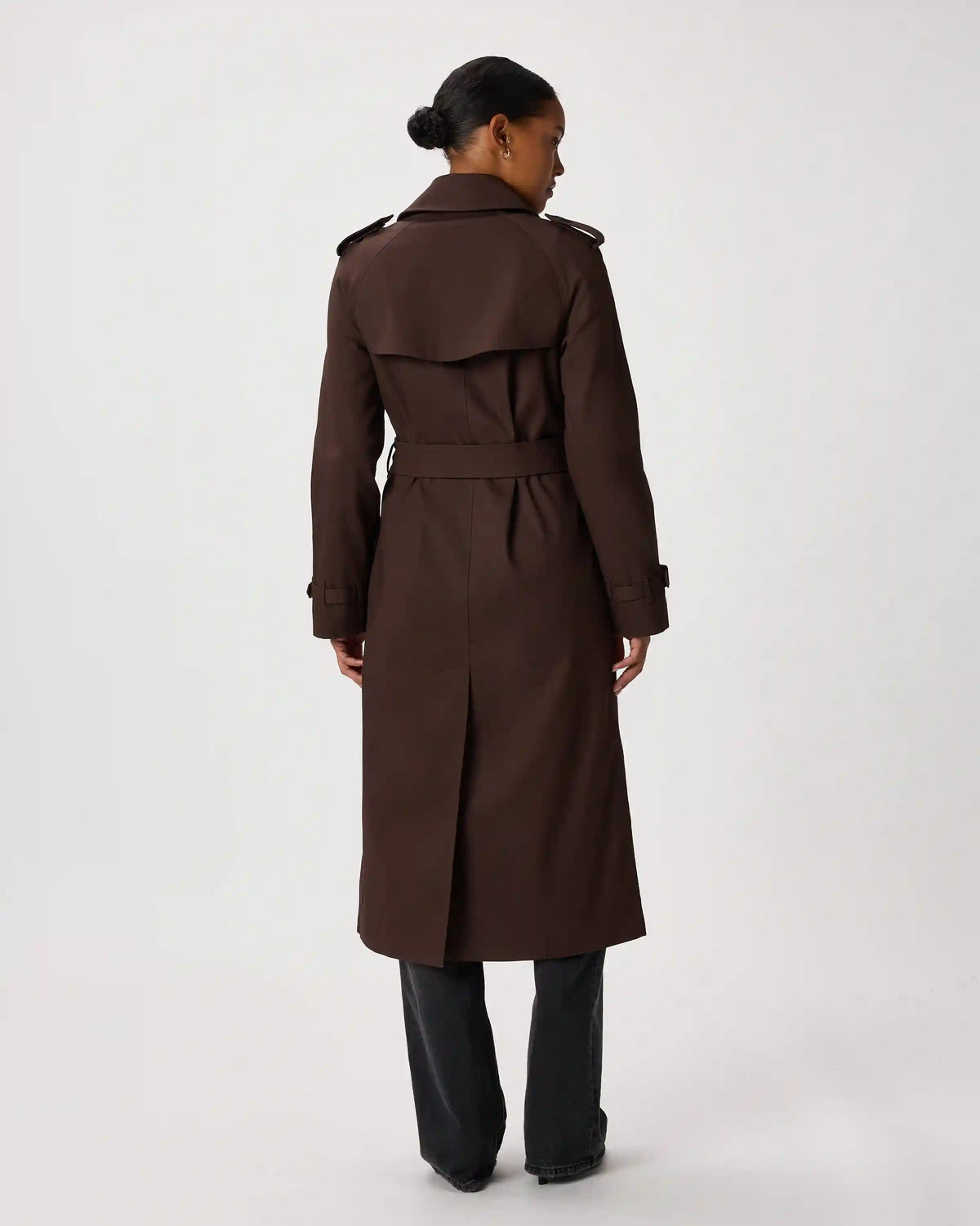 Comfort Stretch Long Trench Coat