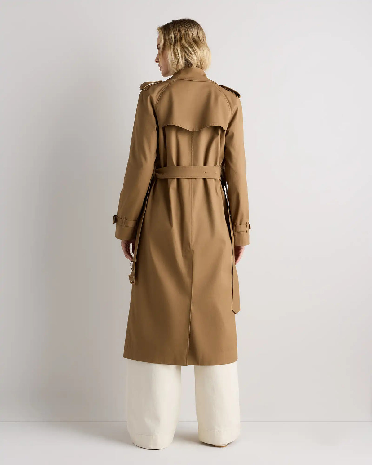 Comfort Stretch Long Trench Coat