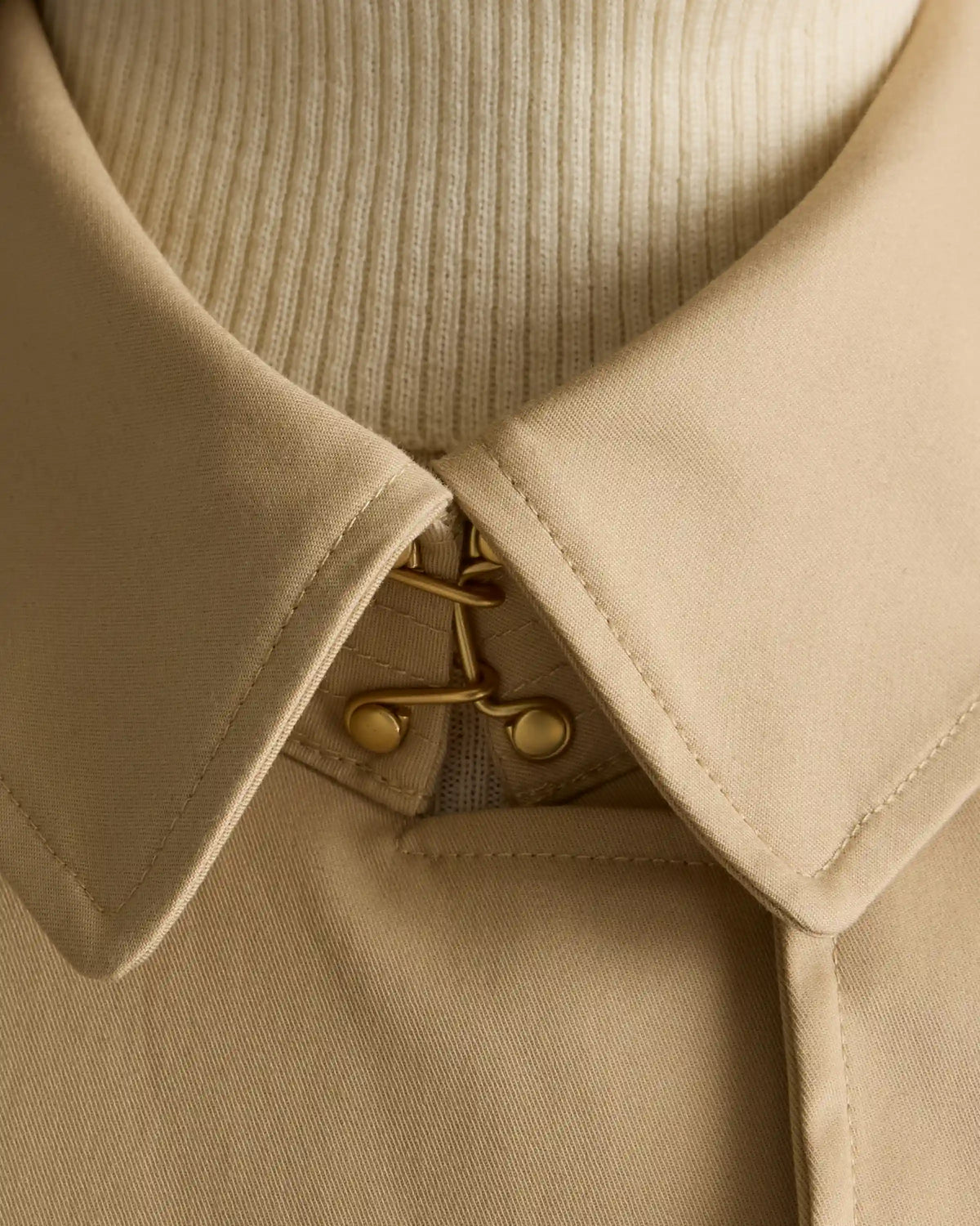 Comfort Stretch Long Trench Coat