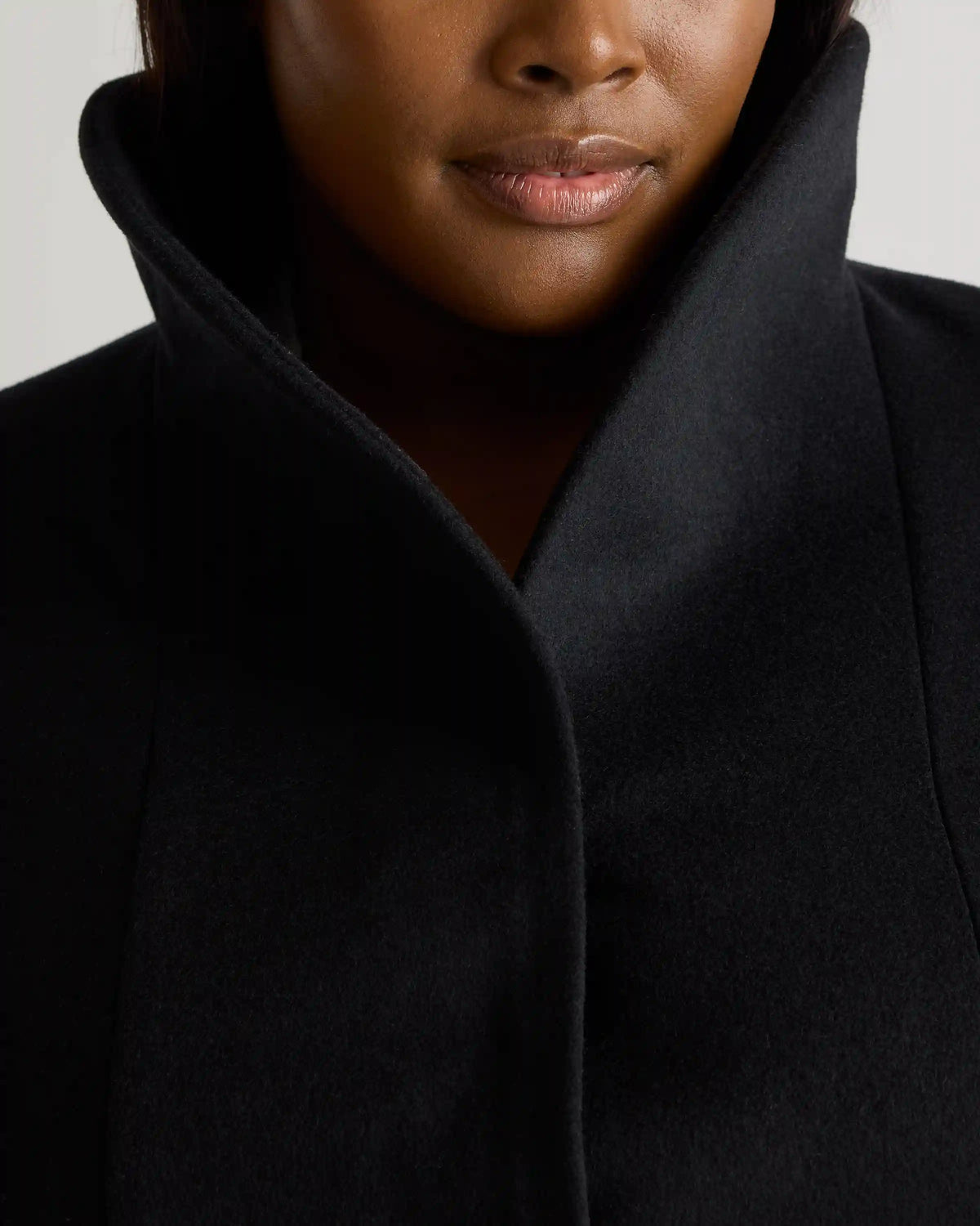 Italian Wool Cocoon Coat