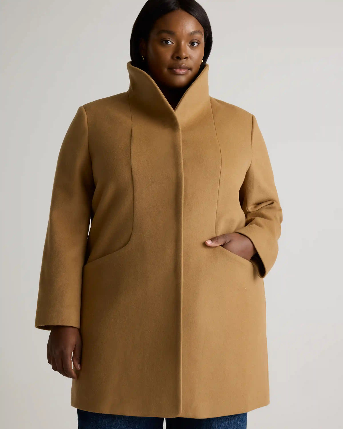 Italian Wool Cocoon Coat