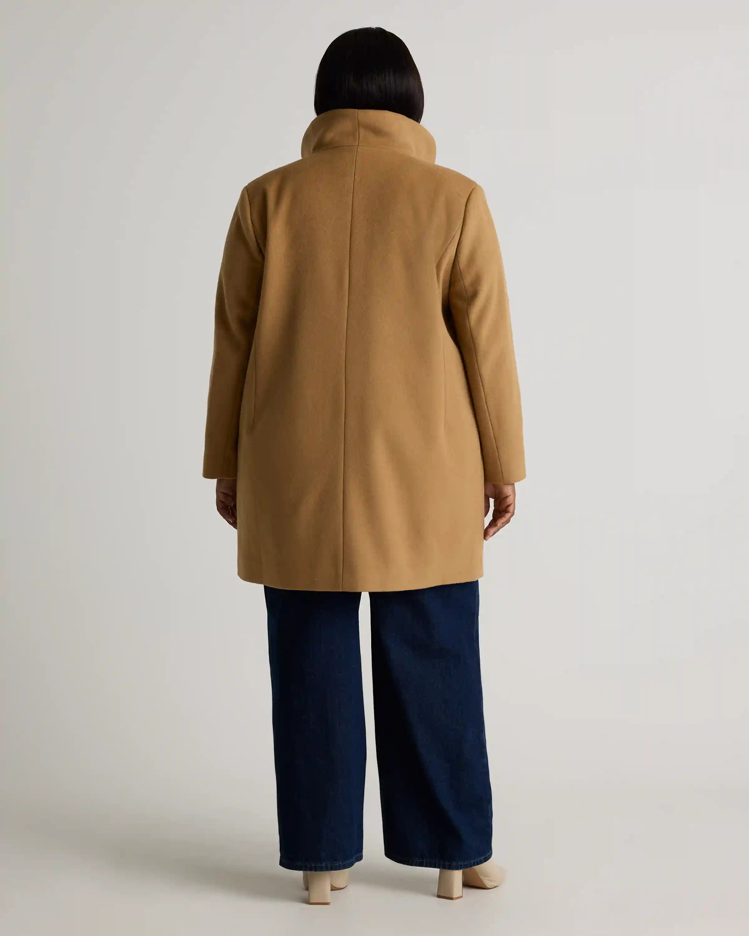 Italian Wool Cocoon Coat