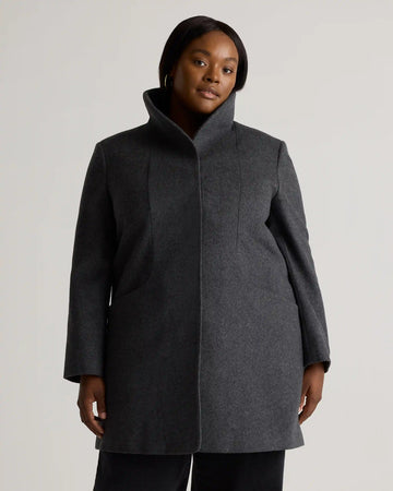 Italian Wool Cocoon Coat