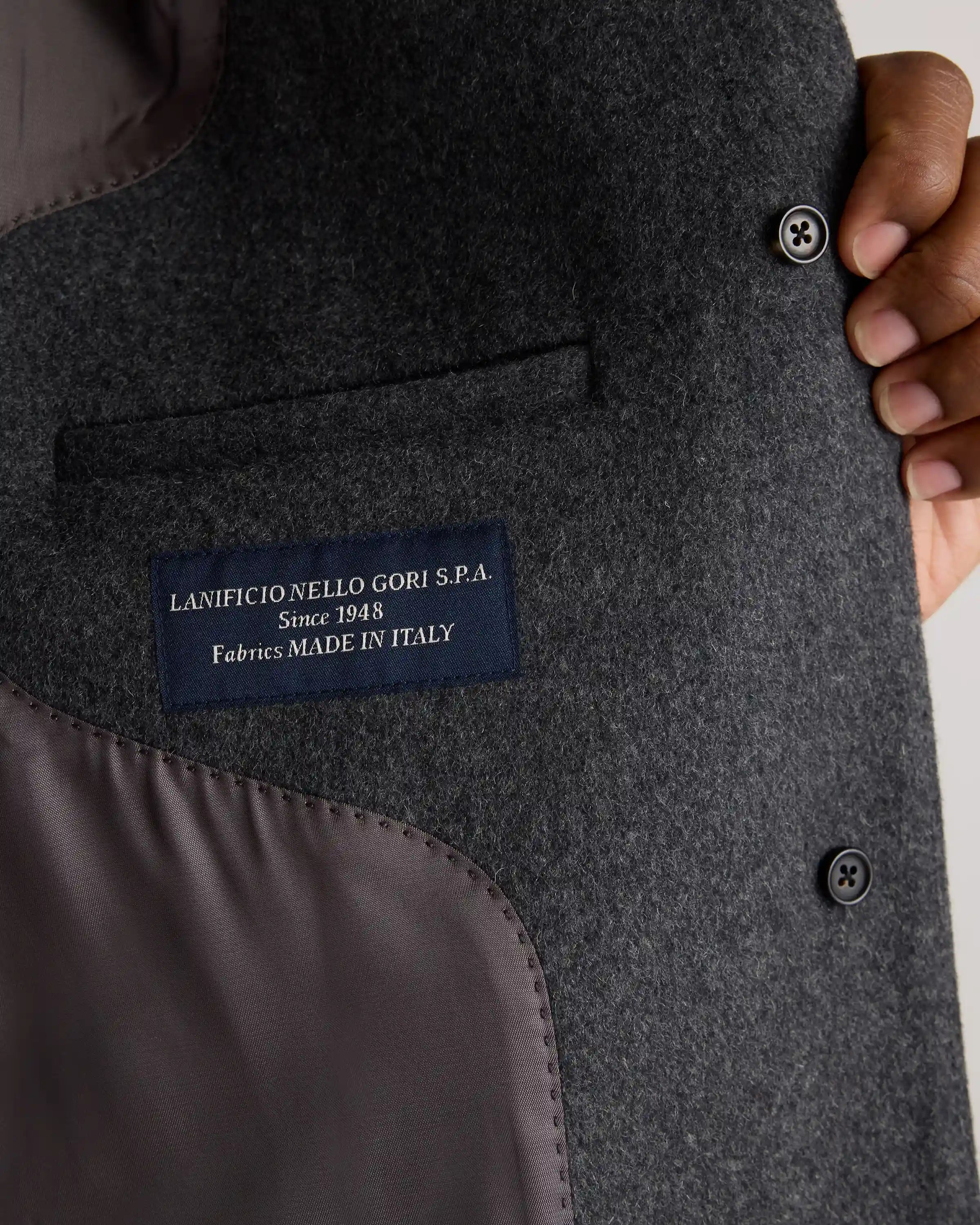 Italian Wool Cocoon Coat