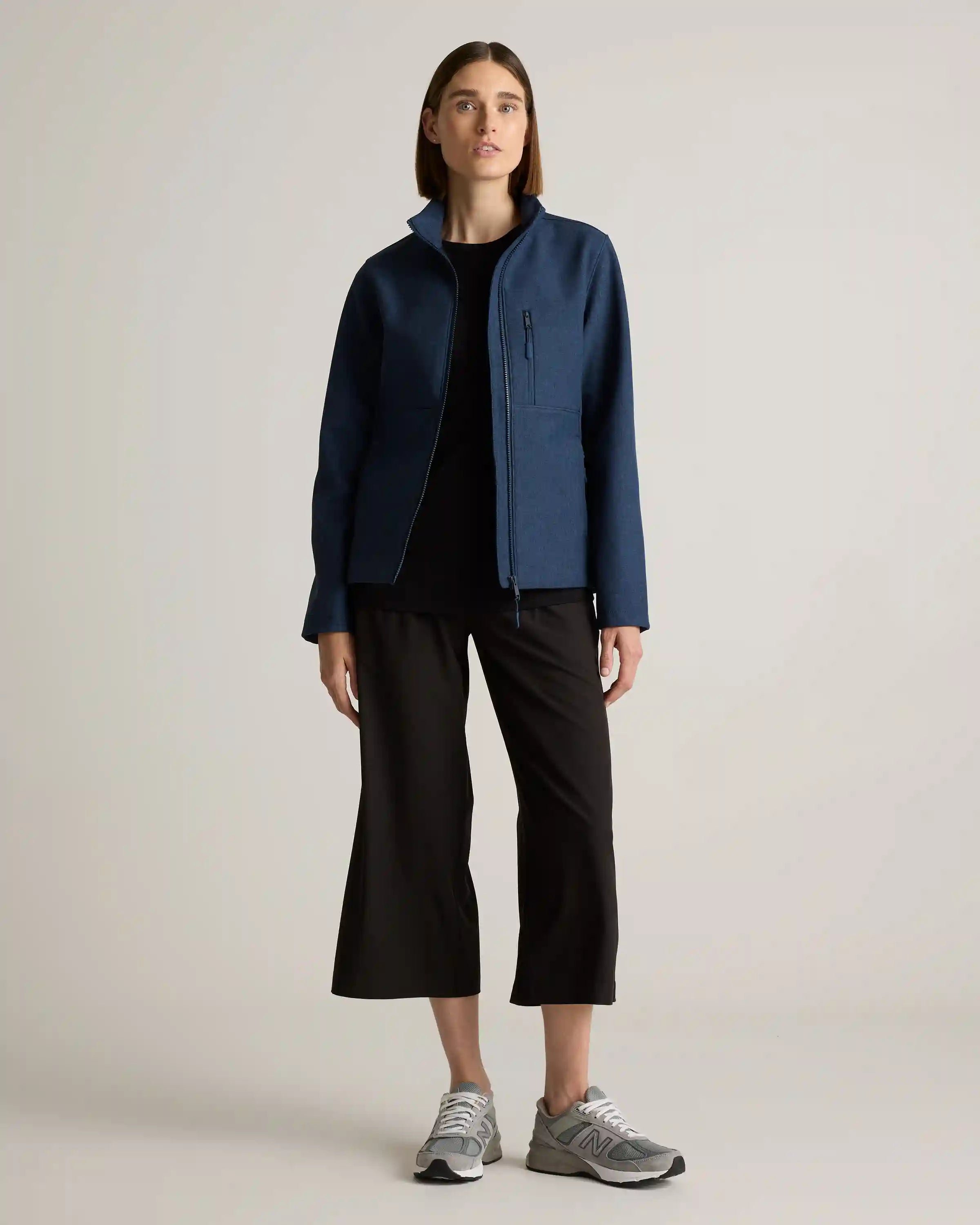 Softshell Fleece-Lined Full-Zip Jacket