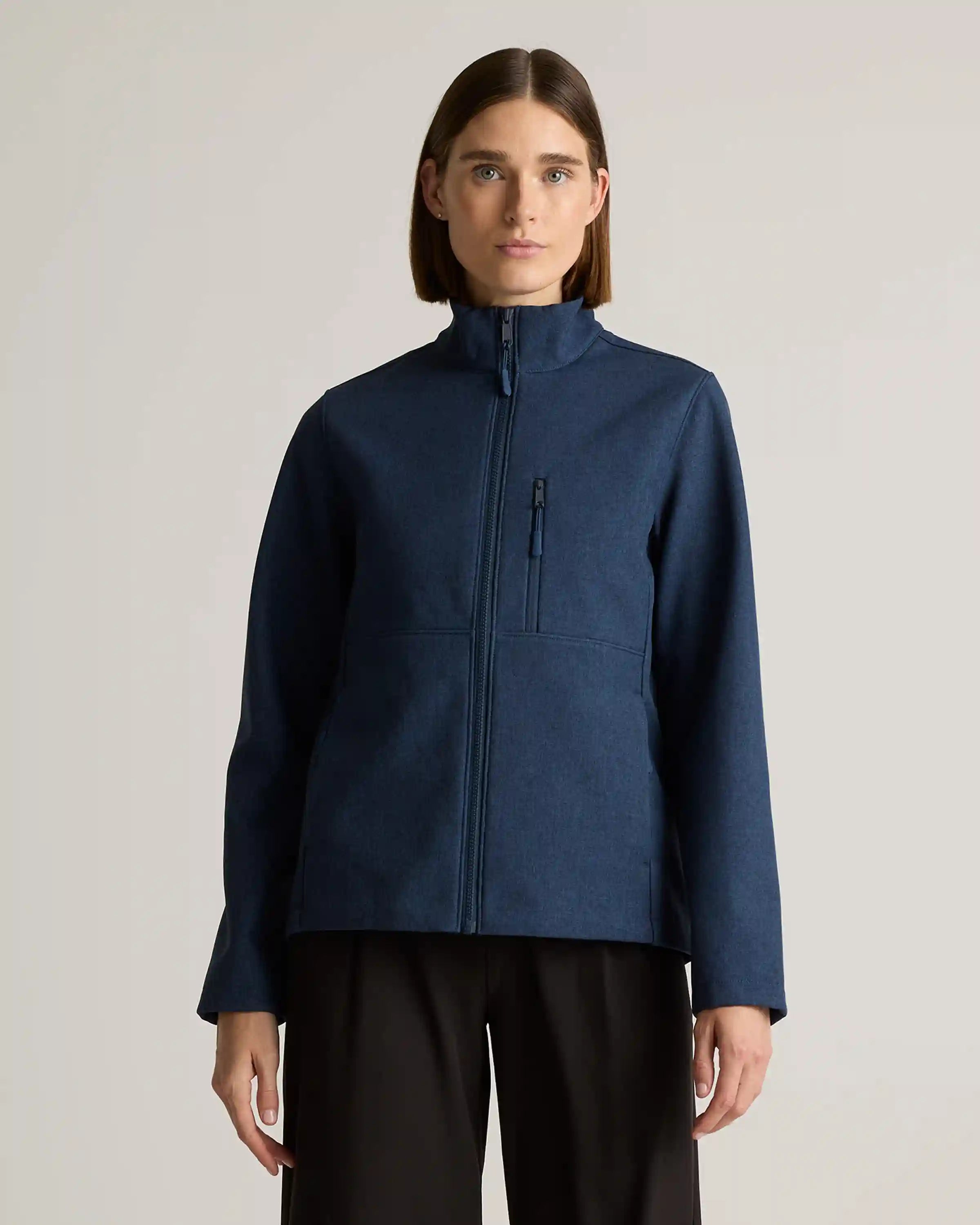 Softshell Fleece-Lined Full-Zip Jacket