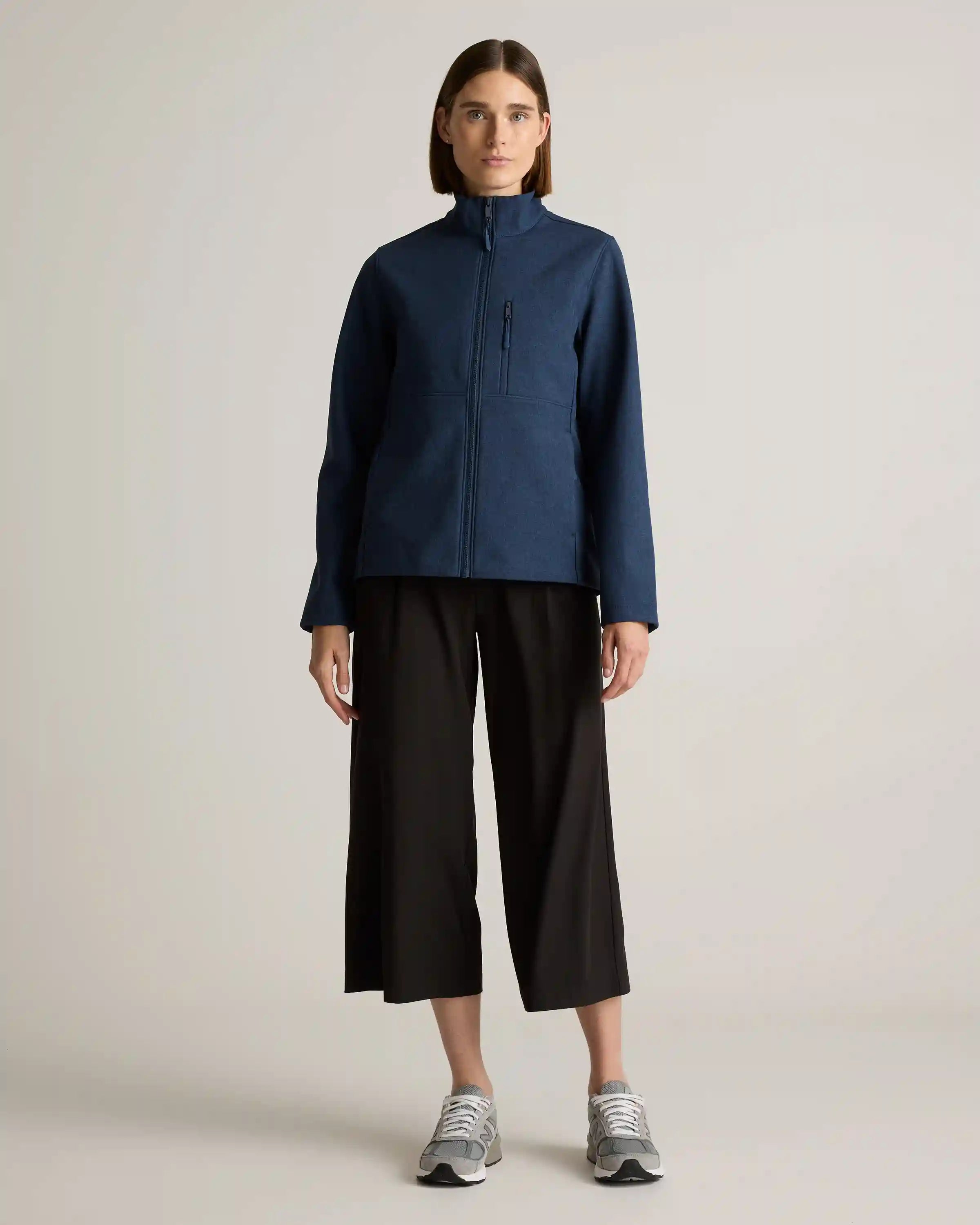 Softshell Fleece-Lined Full-Zip Jacket
