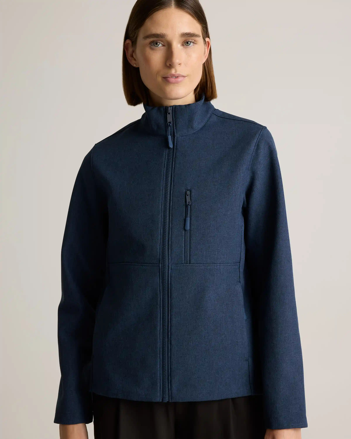 Softshell Fleece-Lined Full-Zip Jacket