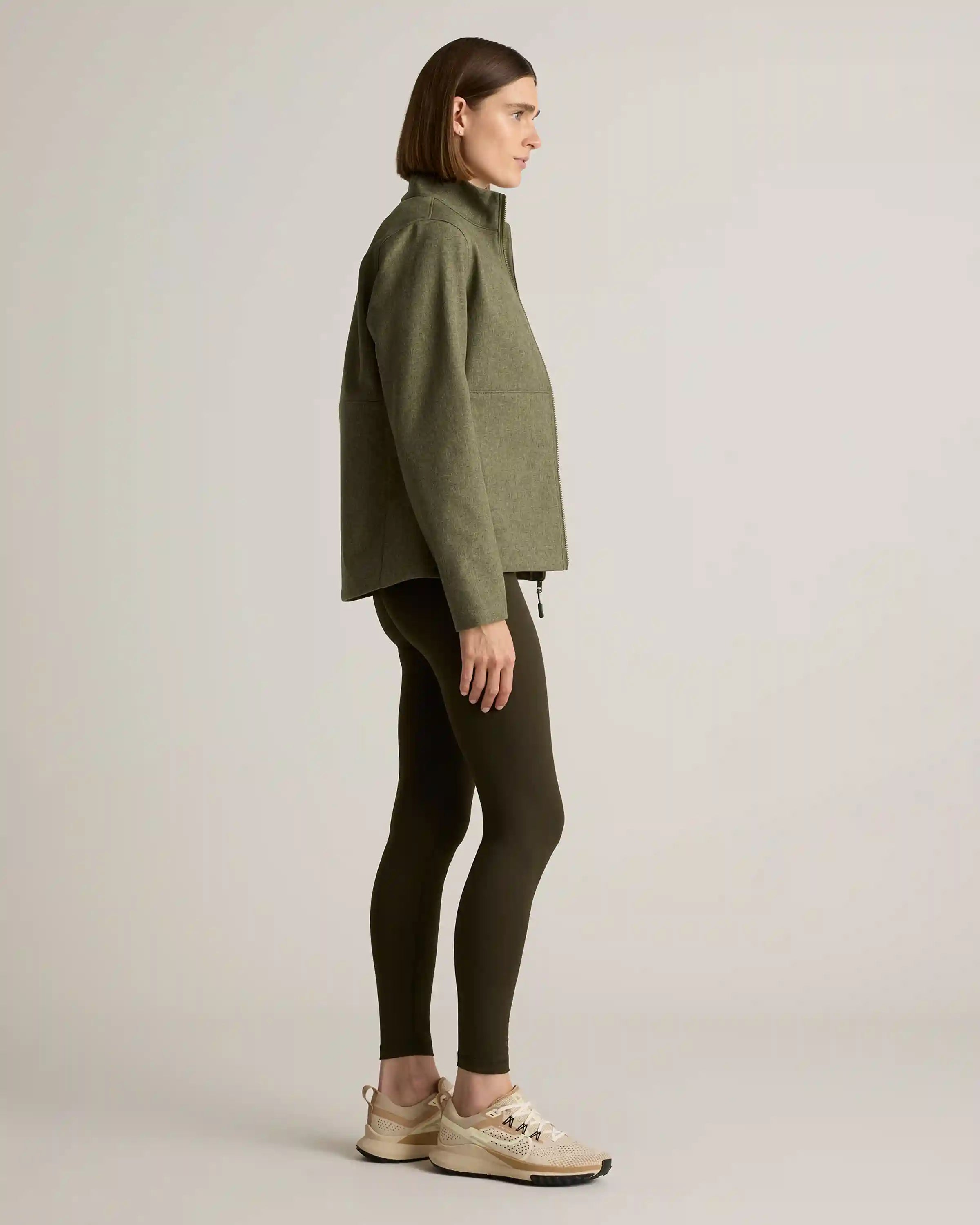 Softshell Fleece-Lined Full-Zip Jacket