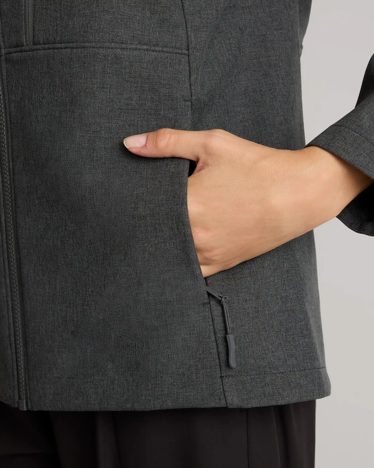 Softshell Fleece-Lined Full-Zip Jacket