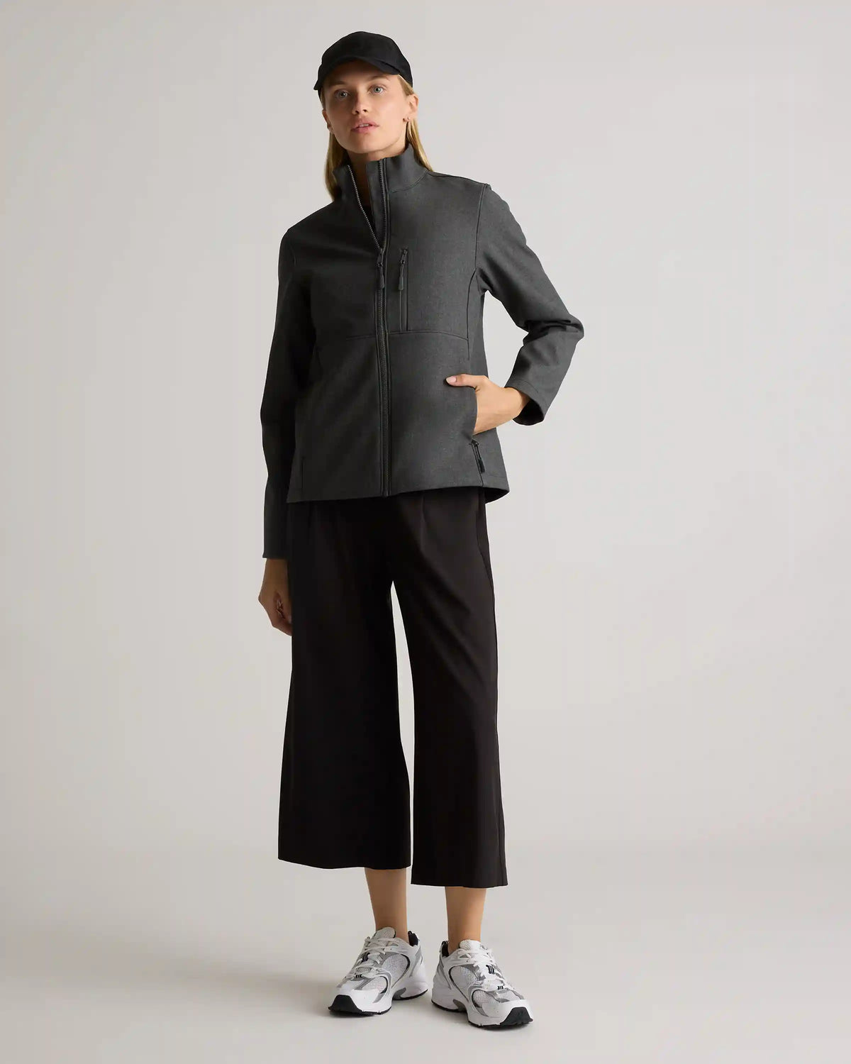 Softshell Fleece-Lined Full-Zip Jacket