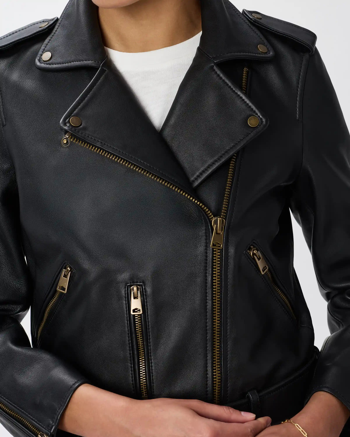 100% Leather Motorcycle Jacket