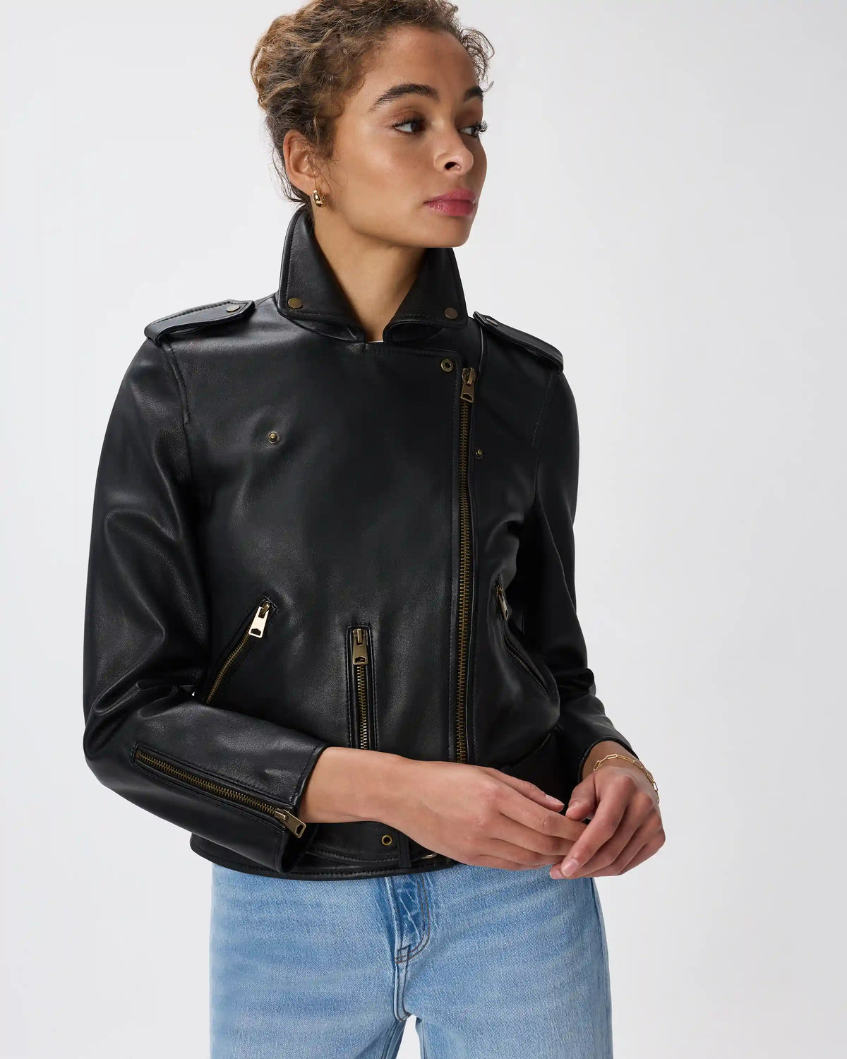 100% Leather Motorcycle Jacket