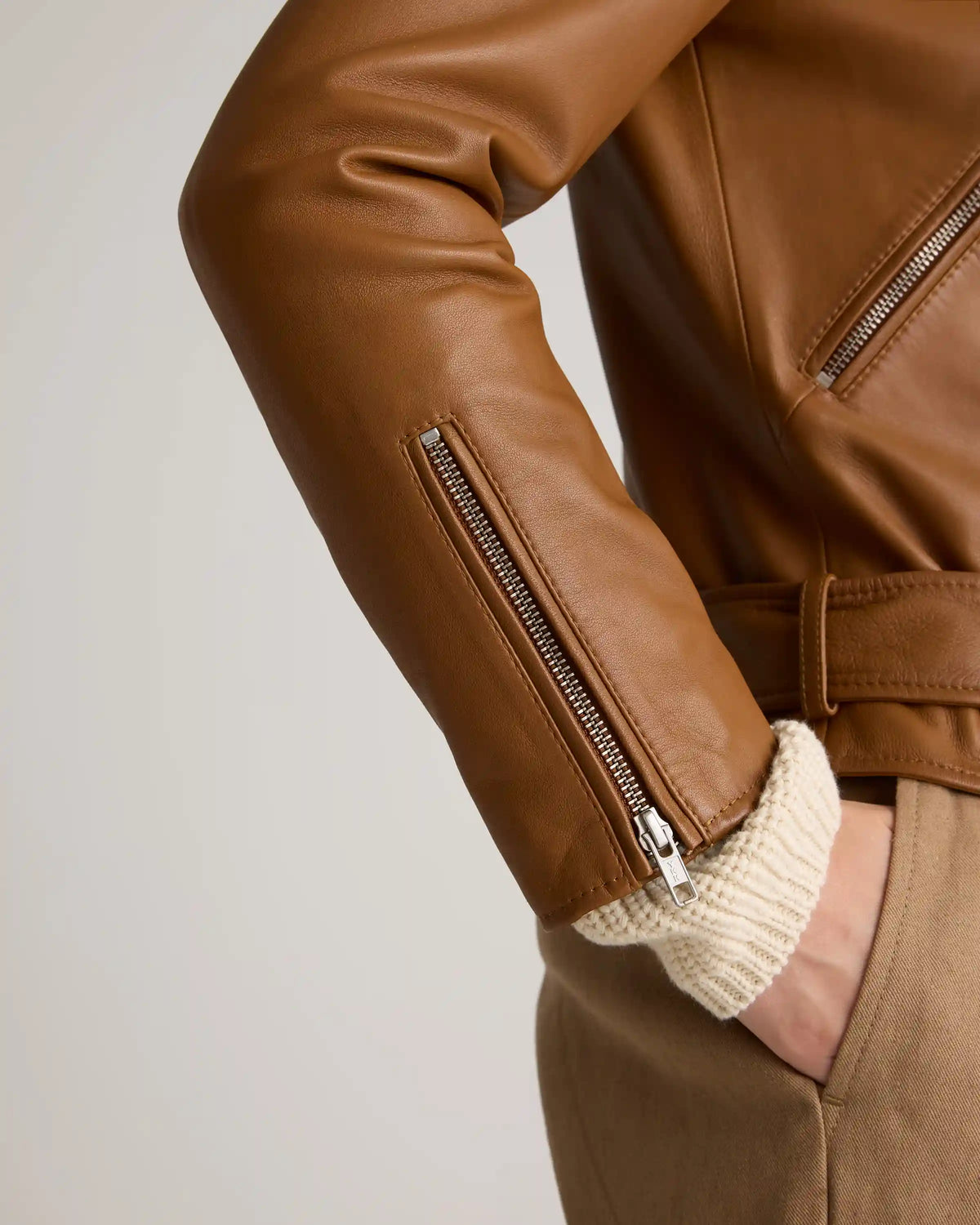 100% Leather Motorcycle Jacket