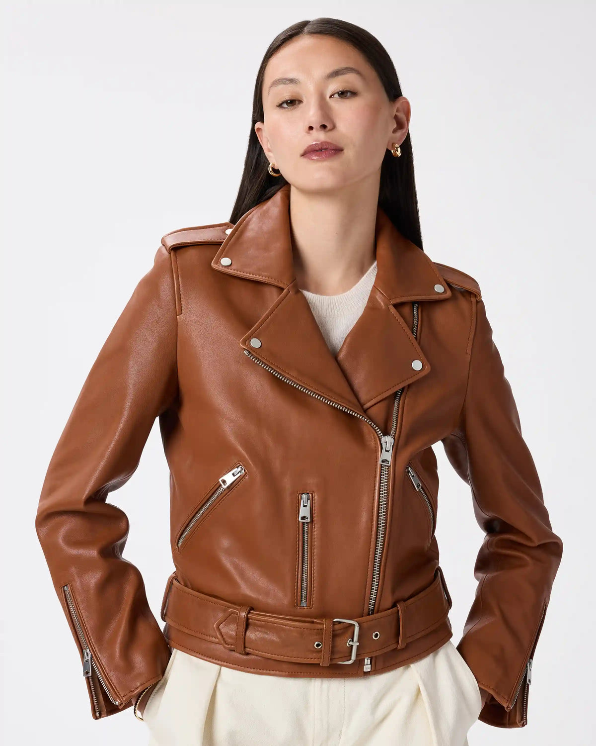 100% Leather Motorcycle Jacket