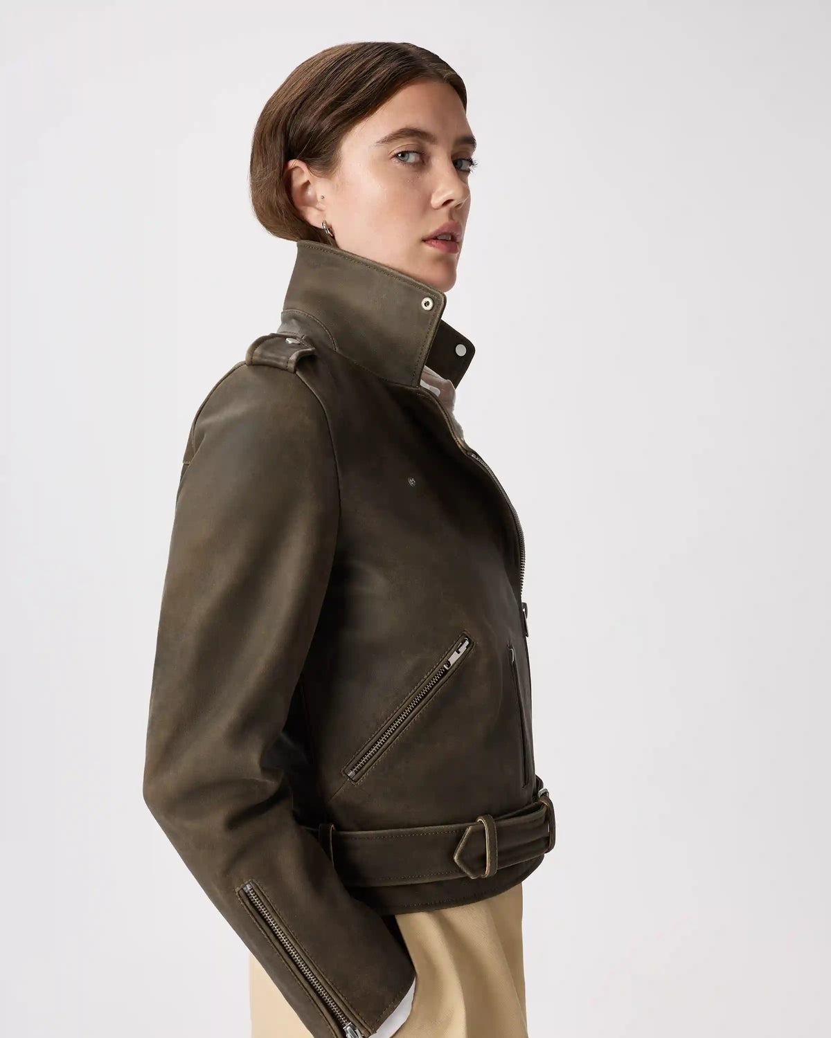 100% Leather Motorcycle Jacket