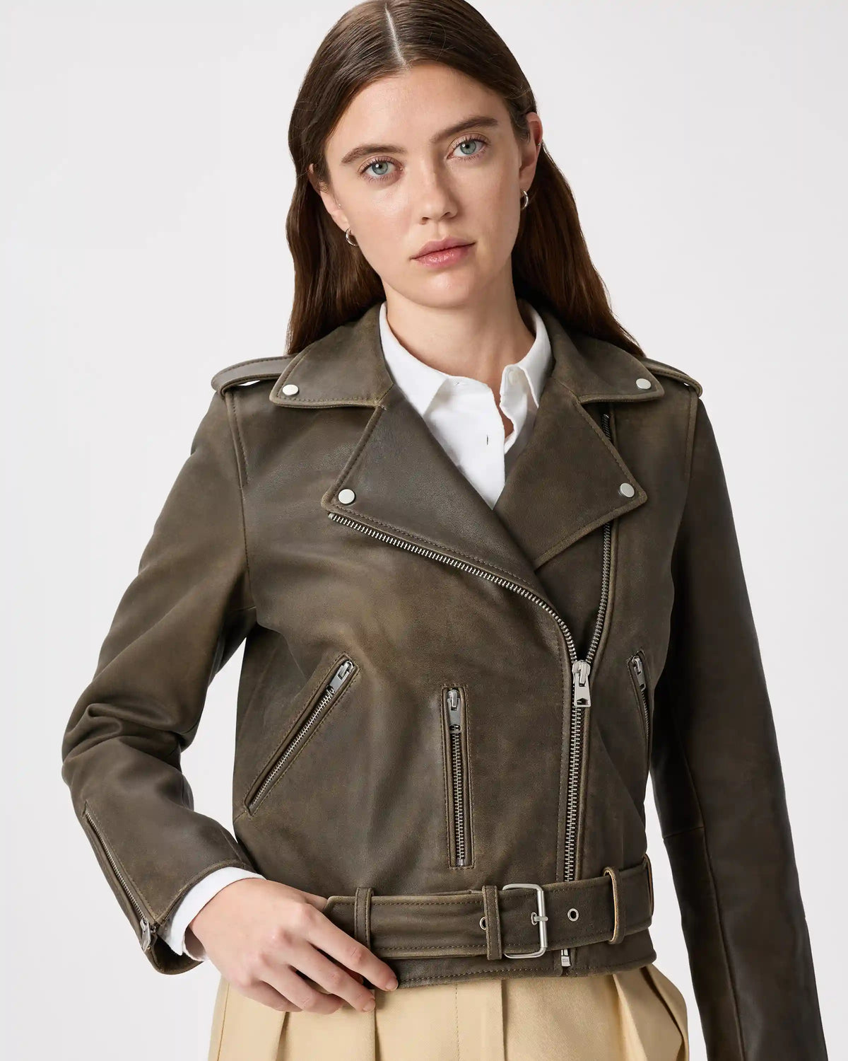 100% Leather Motorcycle Jacket