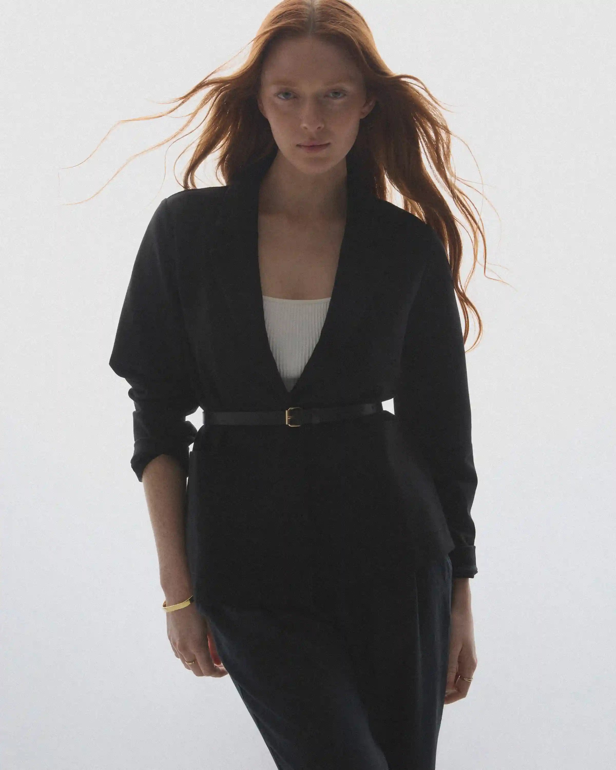 Ultra-Stretch Ponte Open Blazer