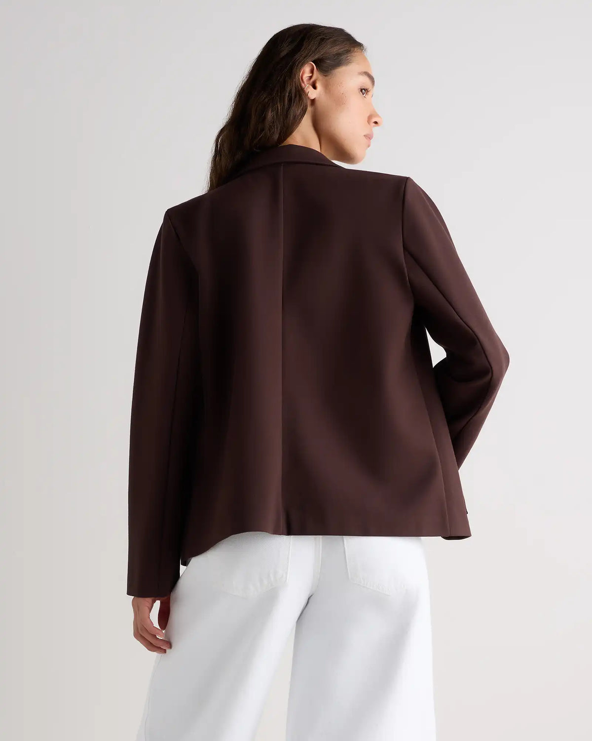 Ultra-Stretch Ponte Open Blazer