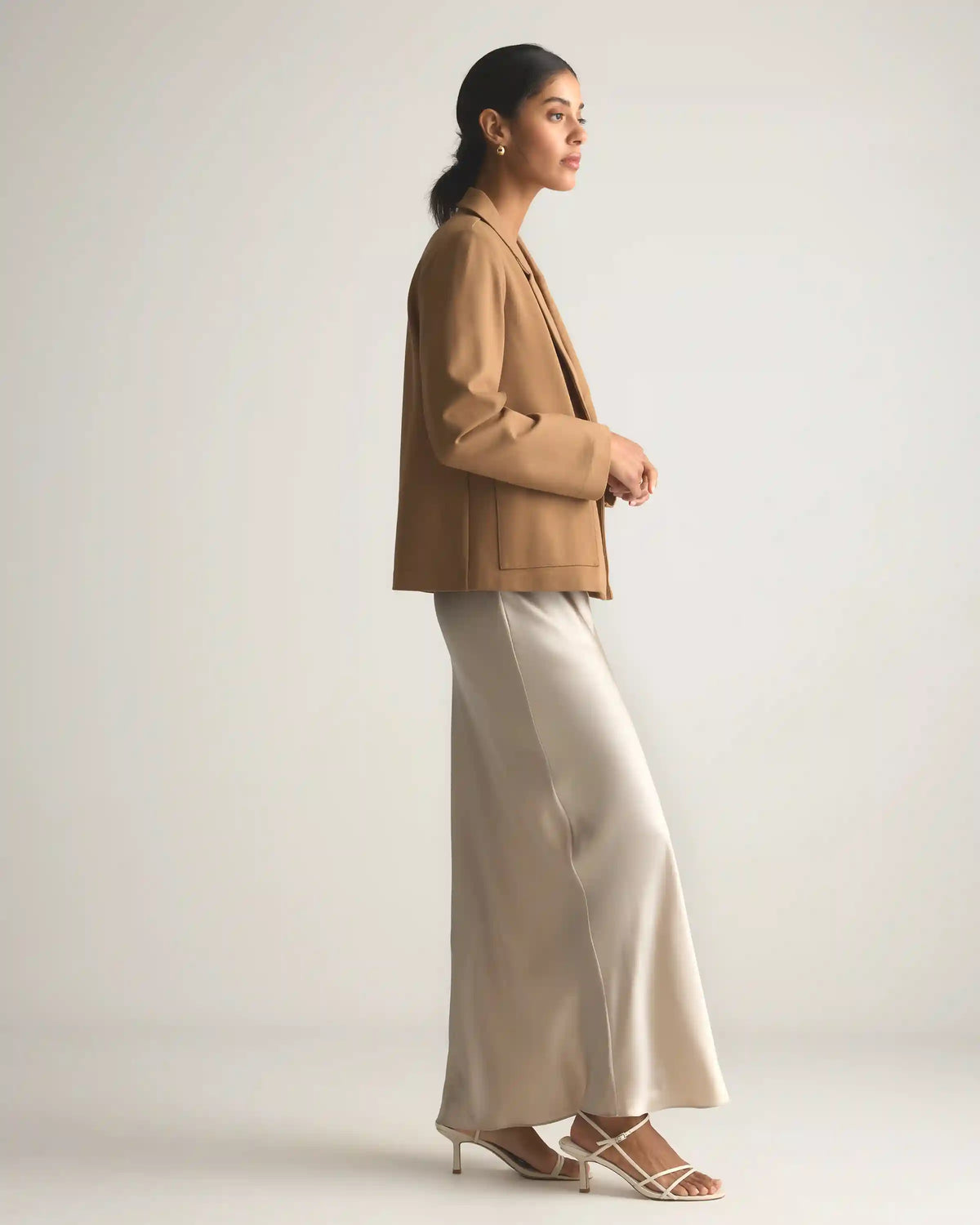 Ultra-Stretch Ponte Open Blazer
