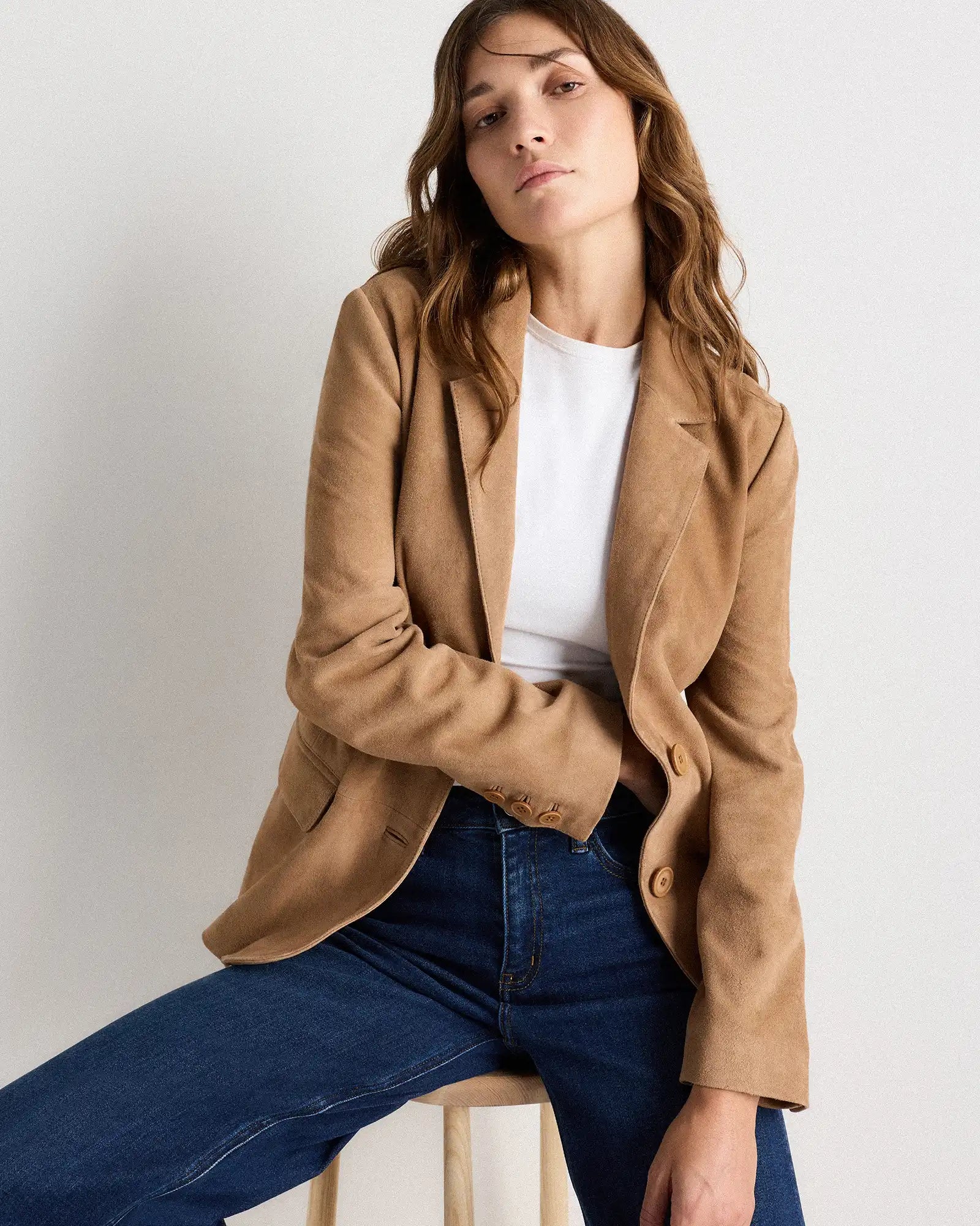 100% Suede Blazer