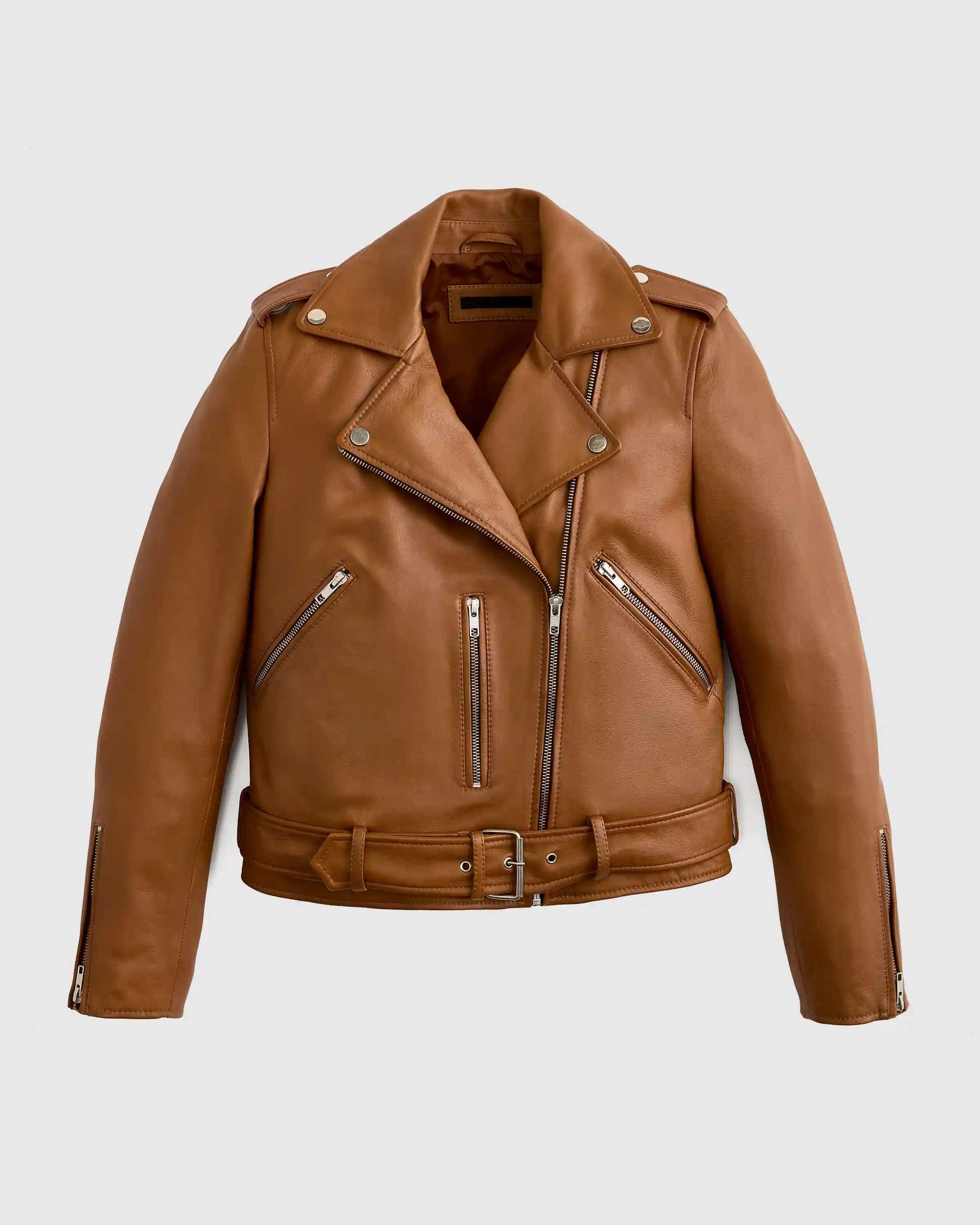100% Leather Motorcycle Jacket