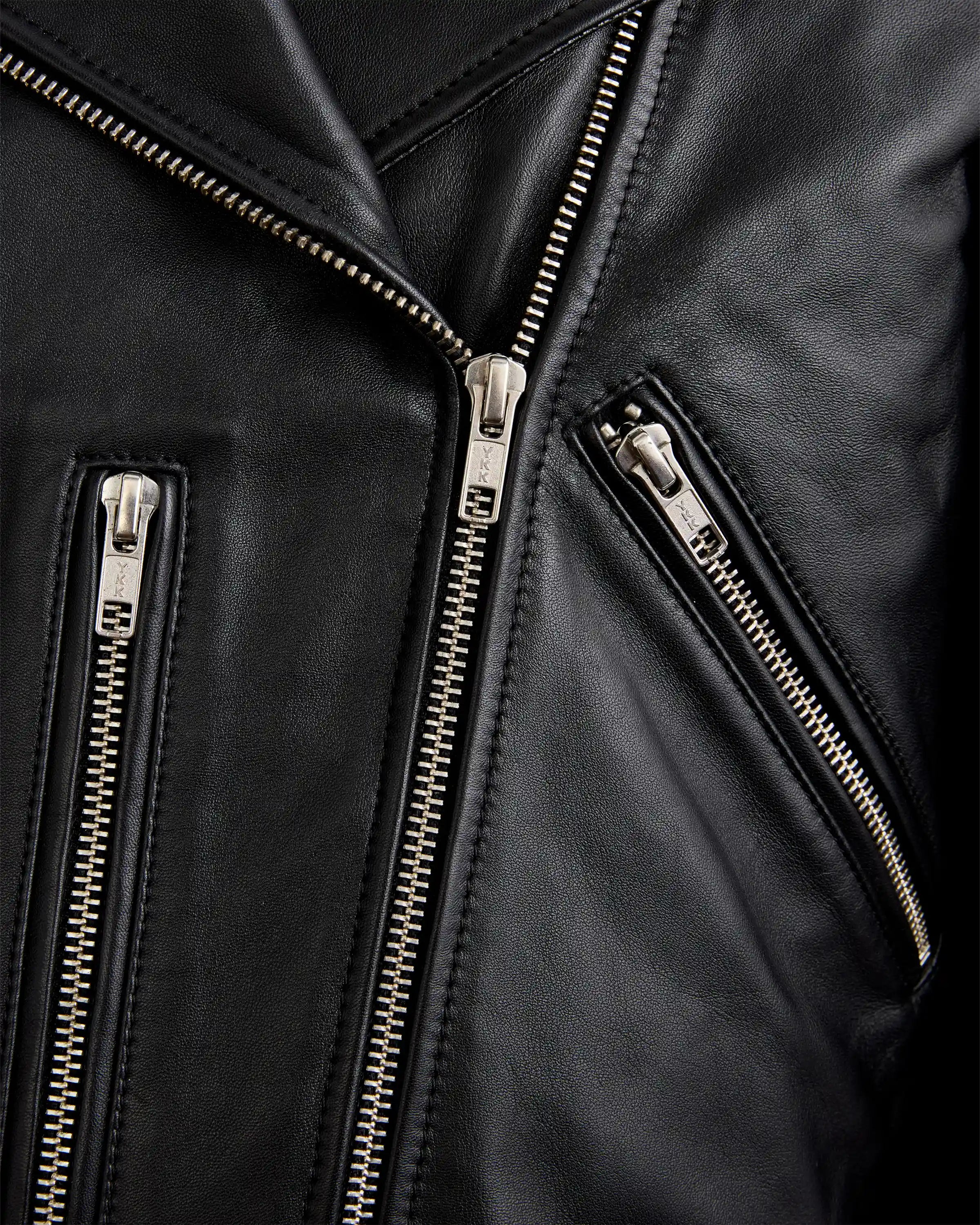 100% Leather Motorcycle Jacket