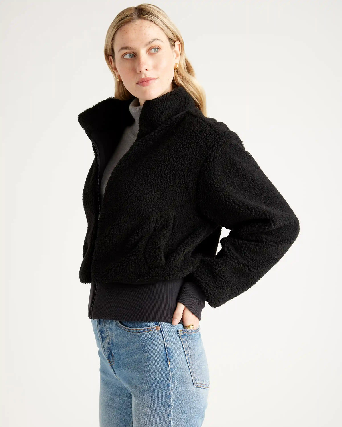 Hooded Sherpa Jacket
