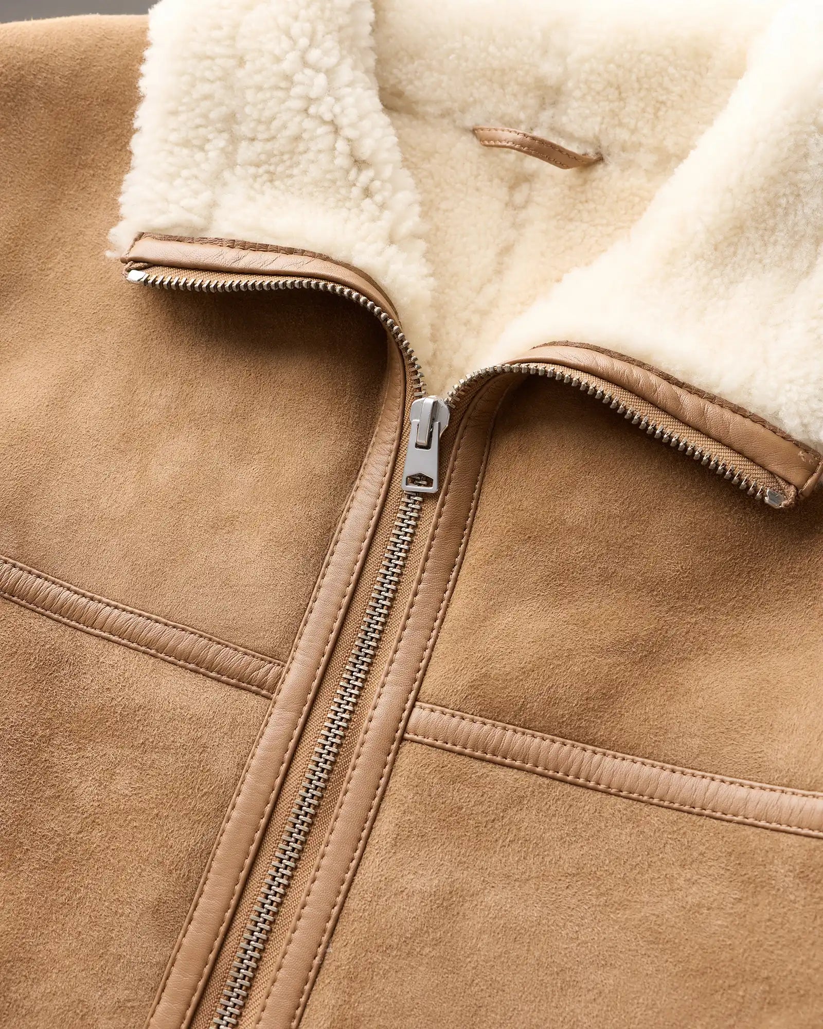 100% Shearling Long Coat
