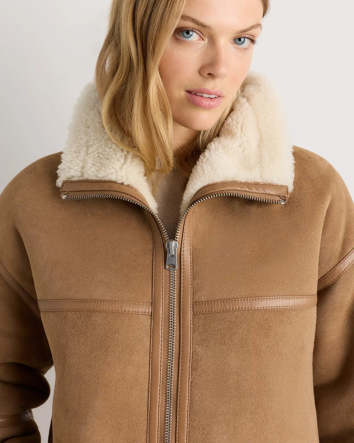 100% Shearling Long Coat