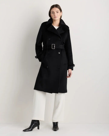 100% Mongolian Cashmere Trench Coat