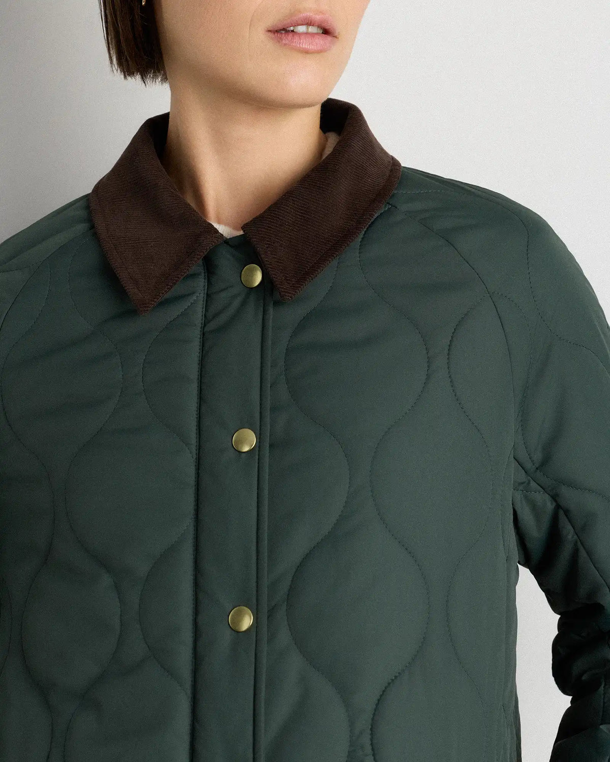Featherless Quilted Hooded Long Puffer Jacket
