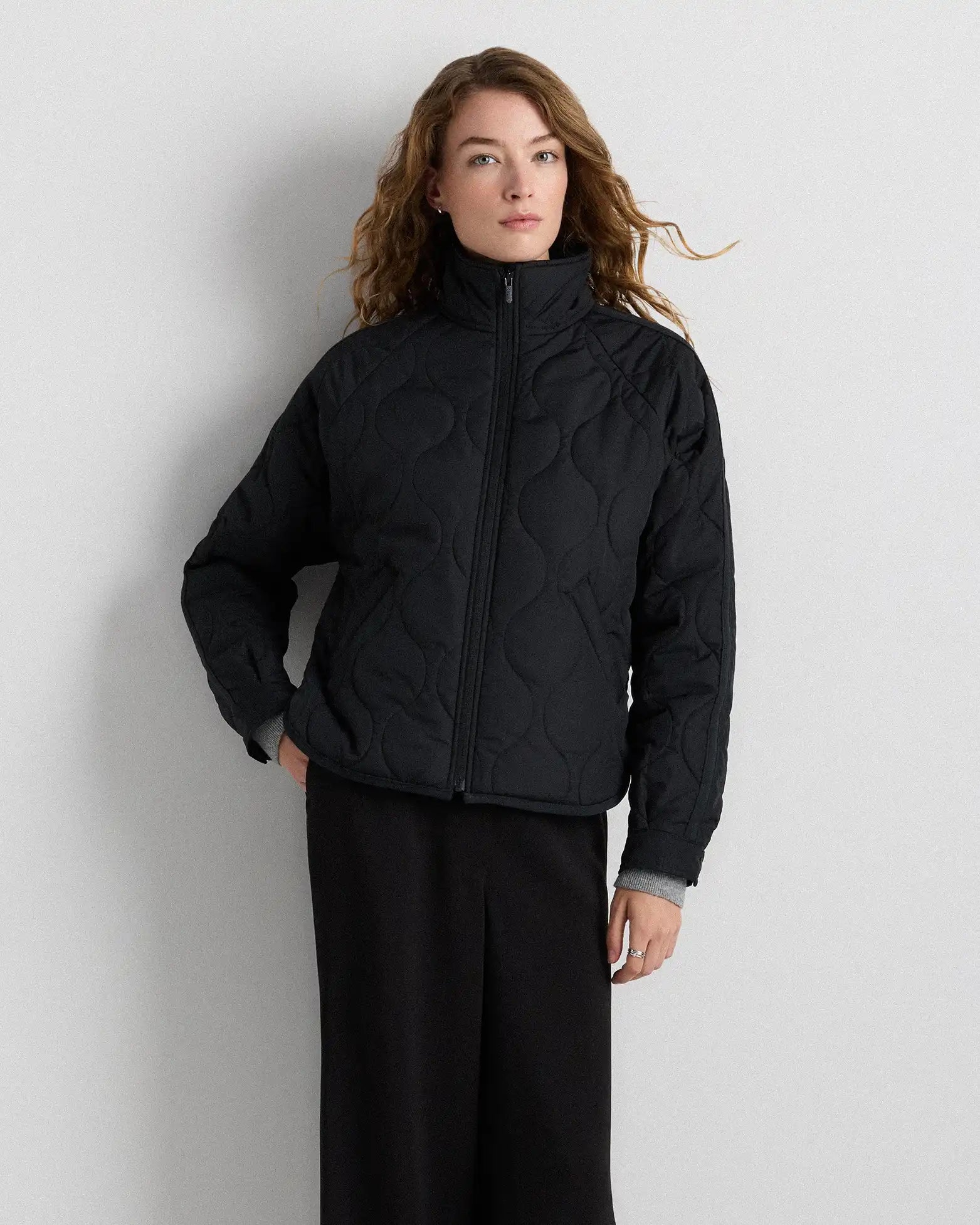 Featherless Quilted Packable Puffer Jacket