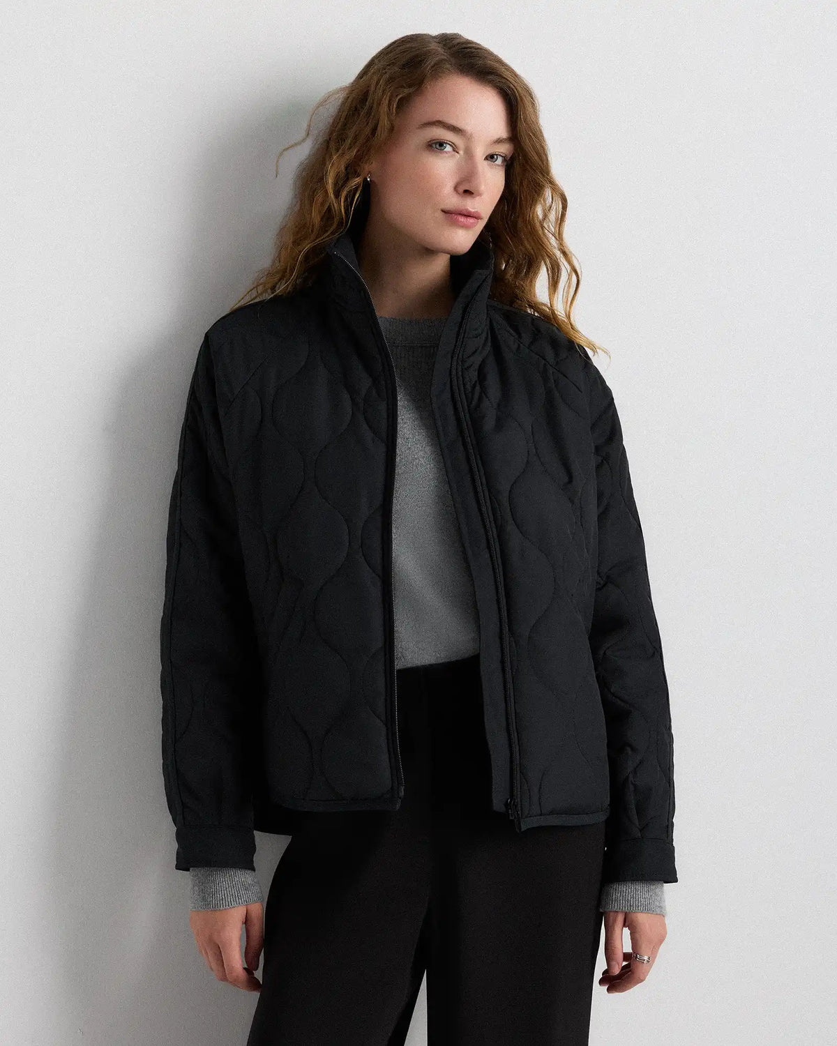 Featherless Quilted Packable Puffer Jacket