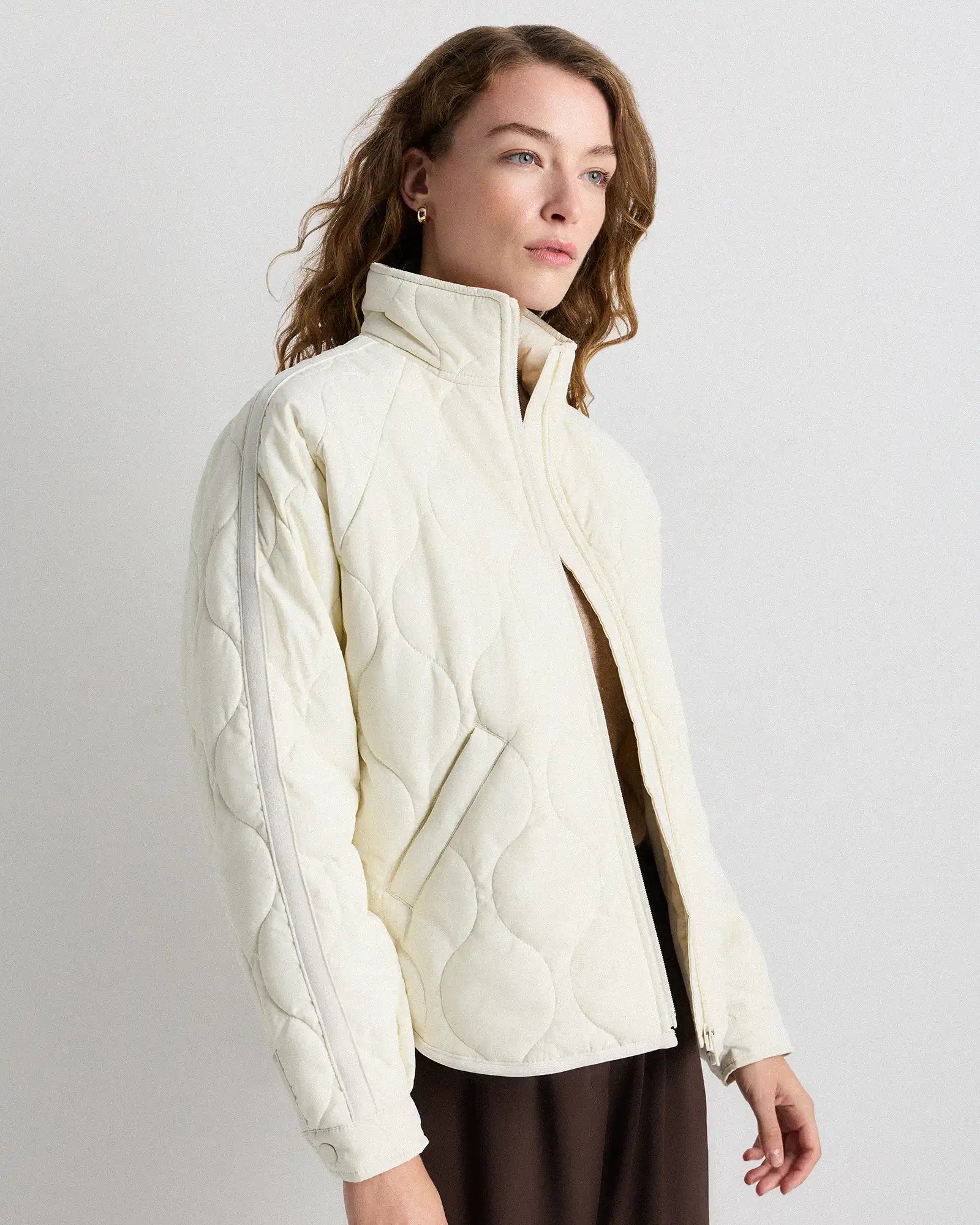 Featherless Quilted Packable Puffer Jacket