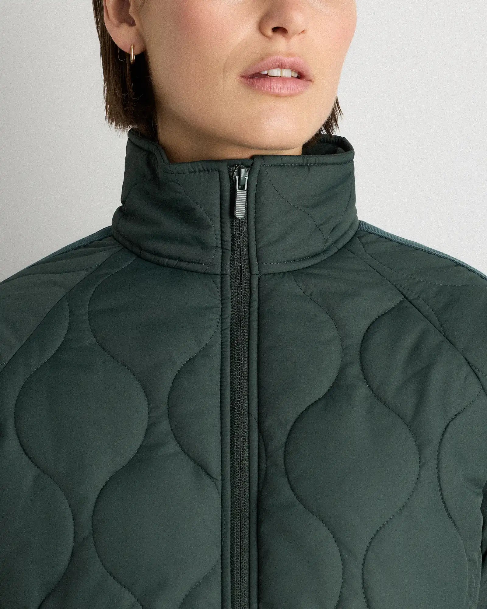 Featherless Quilted Packable Puffer Jacket