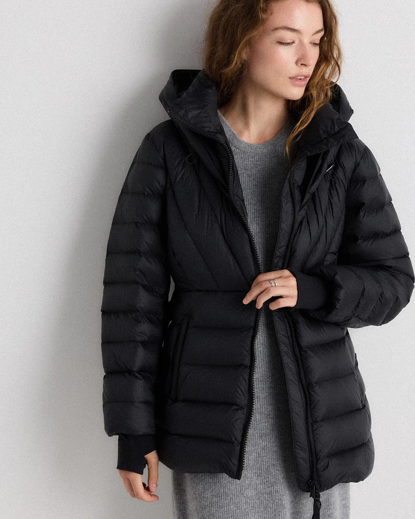 Responsible Down Belted Puffer Coat
